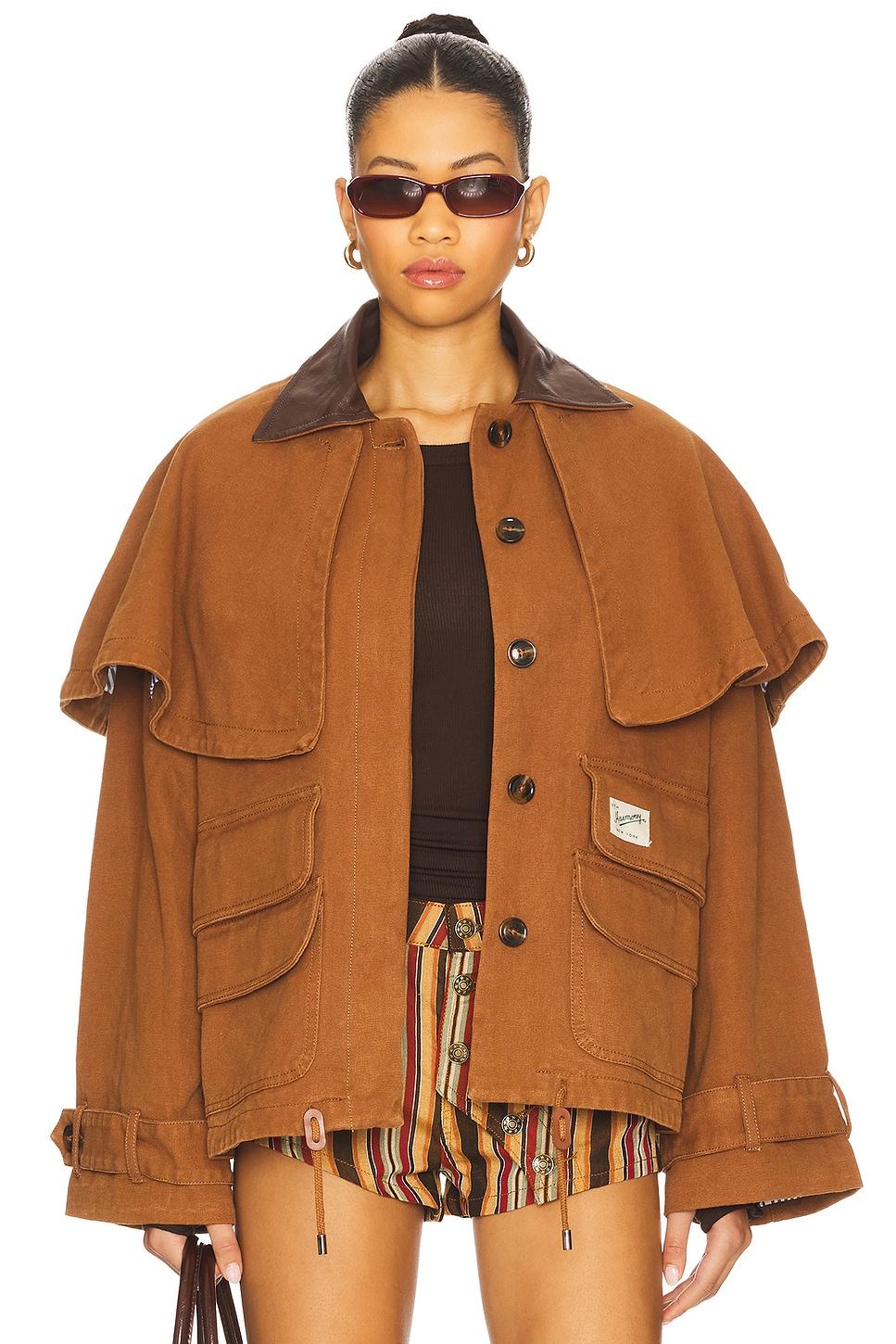carolyn workwear cape jacket