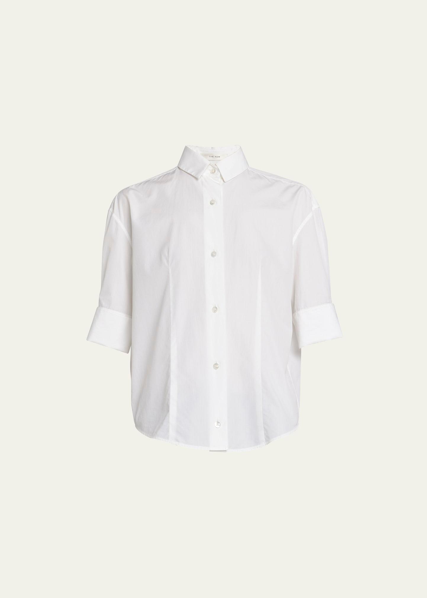 carpazi short-sleeve collared shirt