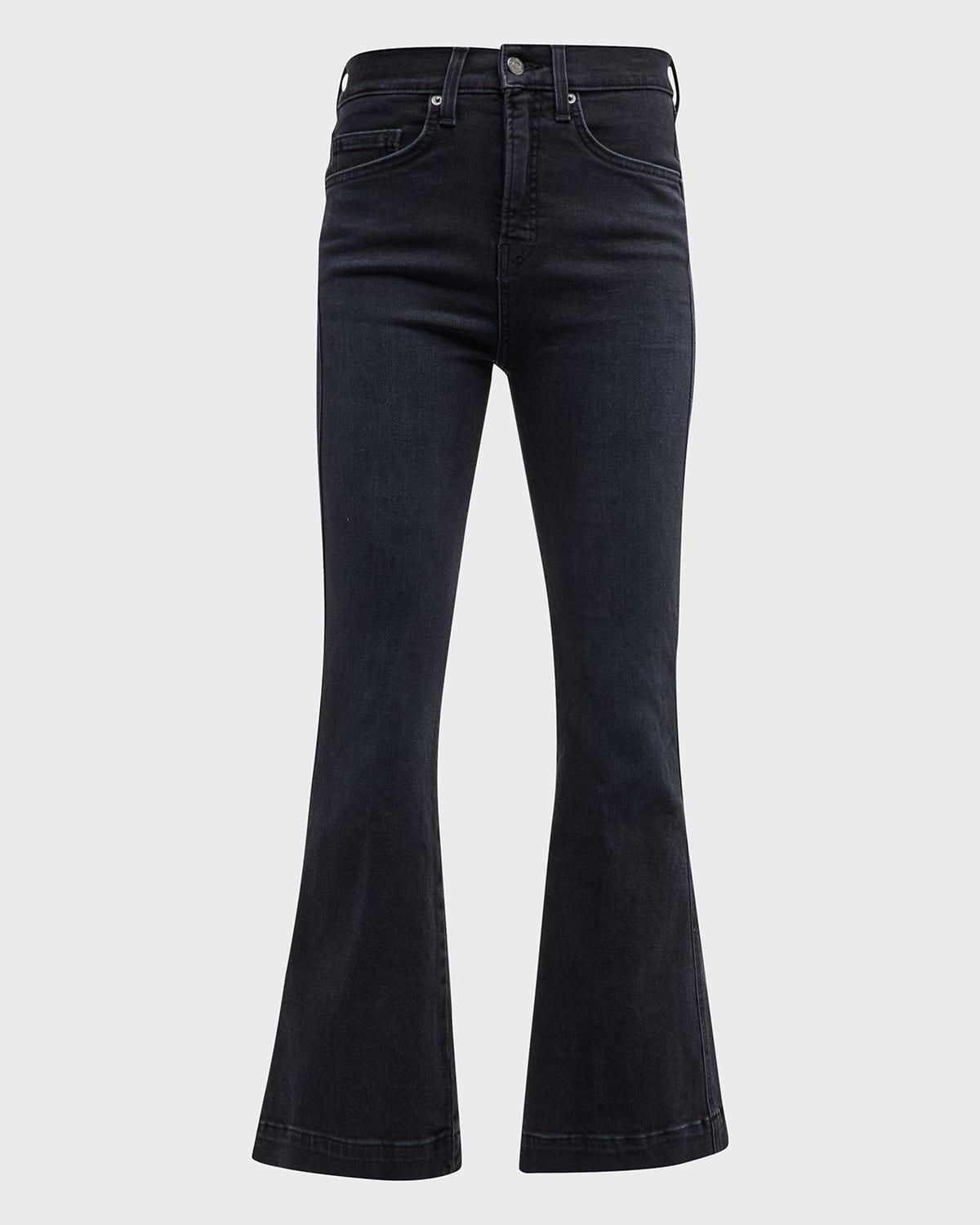 carson high-rise ankle flare jeans