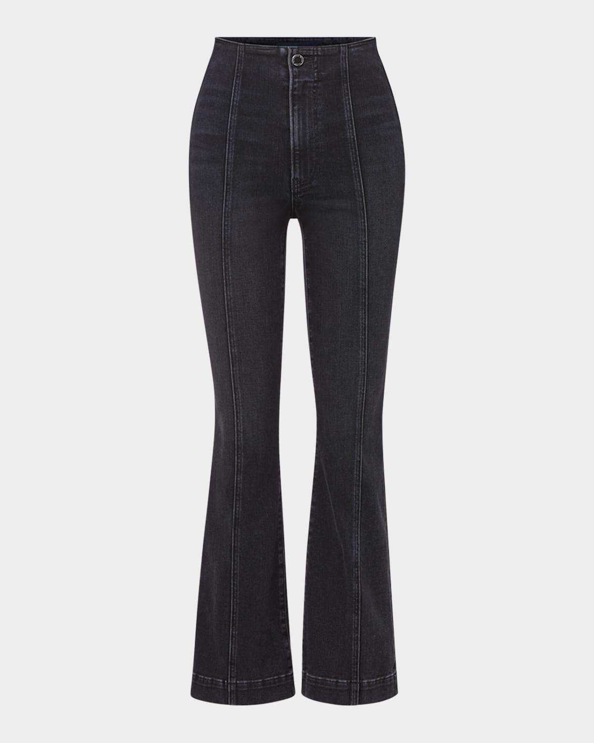 carson high-rise ankle flare jeans