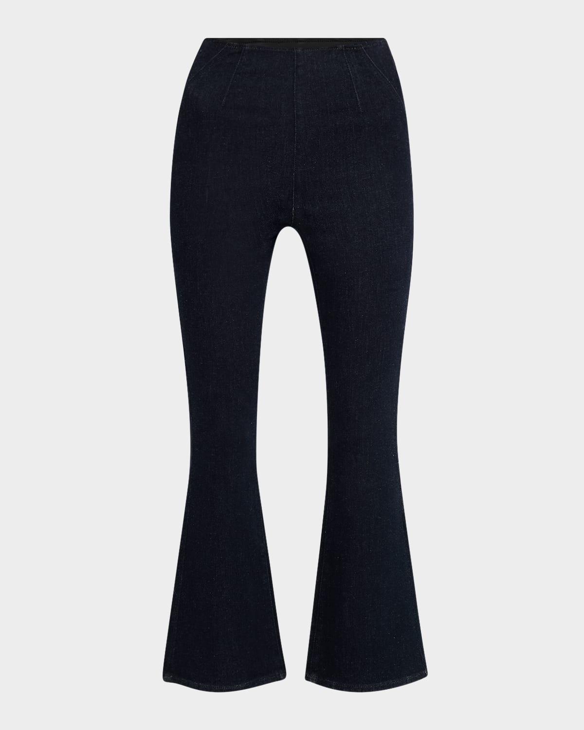 carson off-duty kick-flare jeans