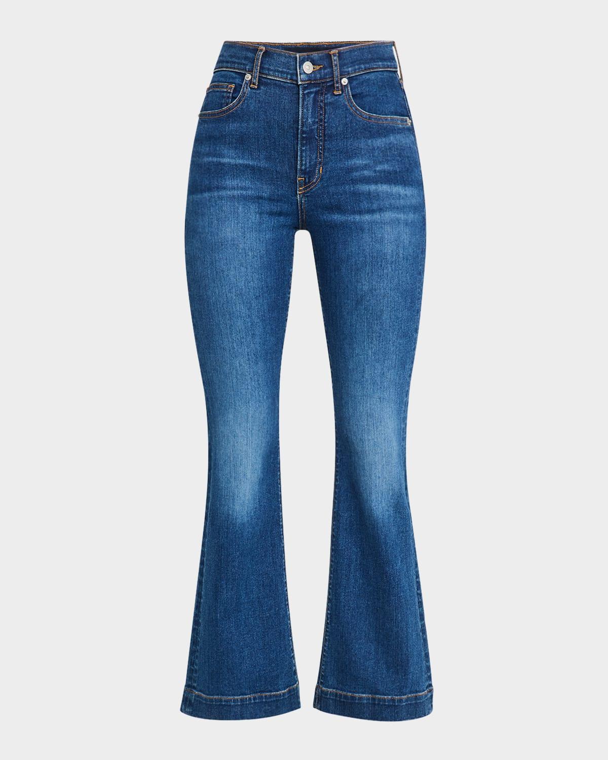 carson off-duty kick-flare jeans