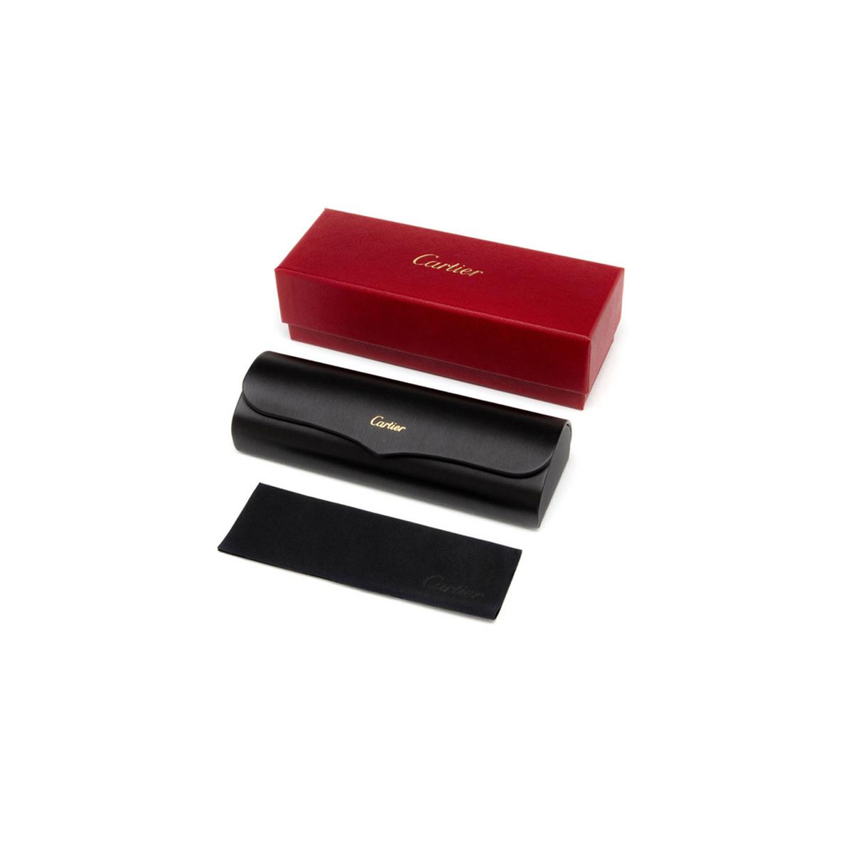 cartier ct0596s panthere de 004 burgundy gold grey bordeaux acetate/ metal occhiali da sole - women