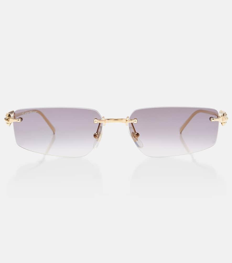 cartier eyewear collection clash de cartier rectangular sunglasses