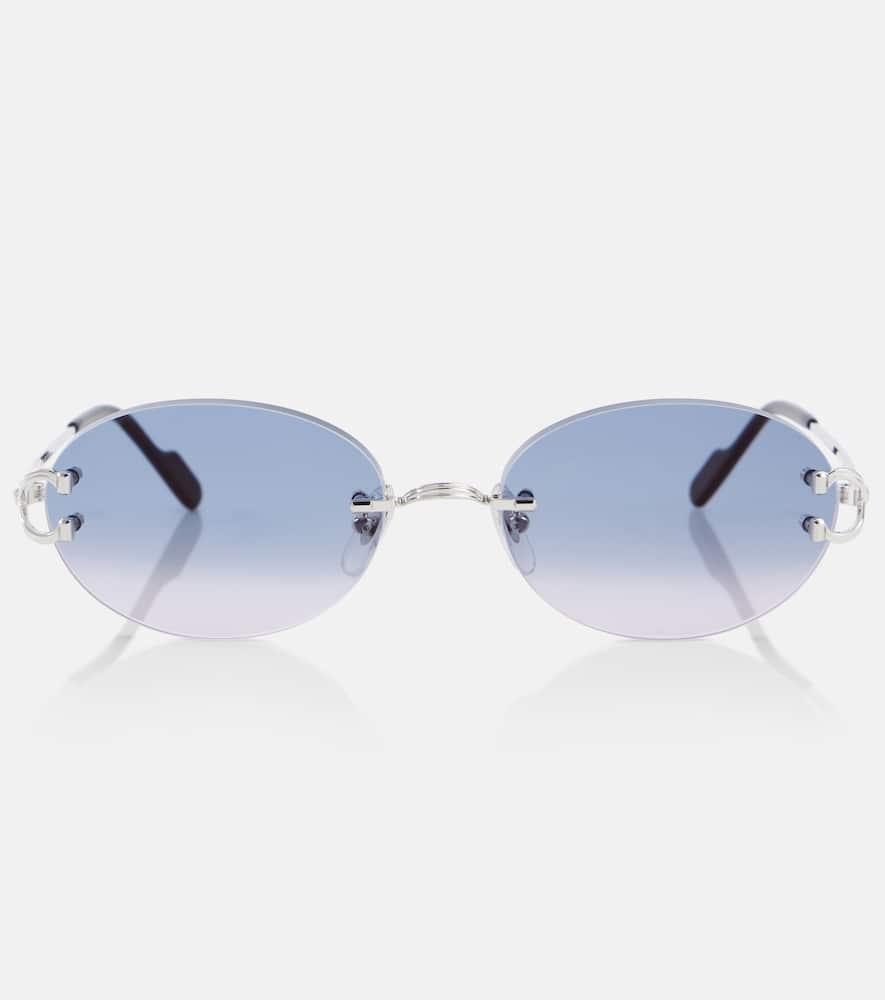 cartier eyewear collection classic c de cartier oval sunglasses