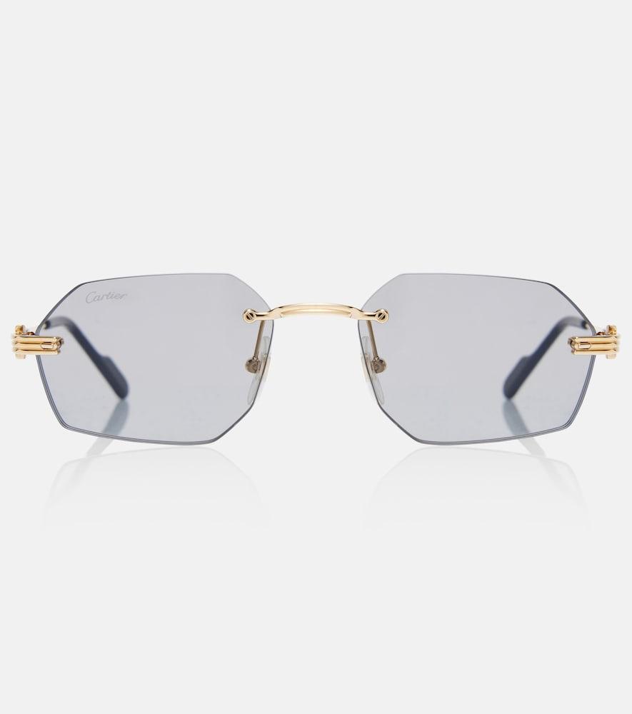 cartier eyewear collection première de cartier rectangular sunglasses