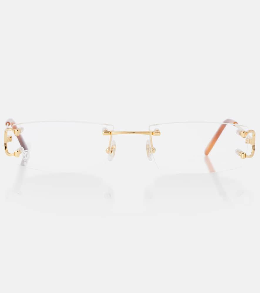cartier eyewear collection rectangular glasses