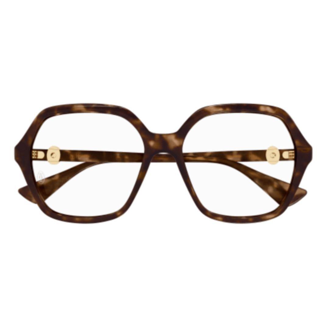 cartier eyewear geometric frame glasses