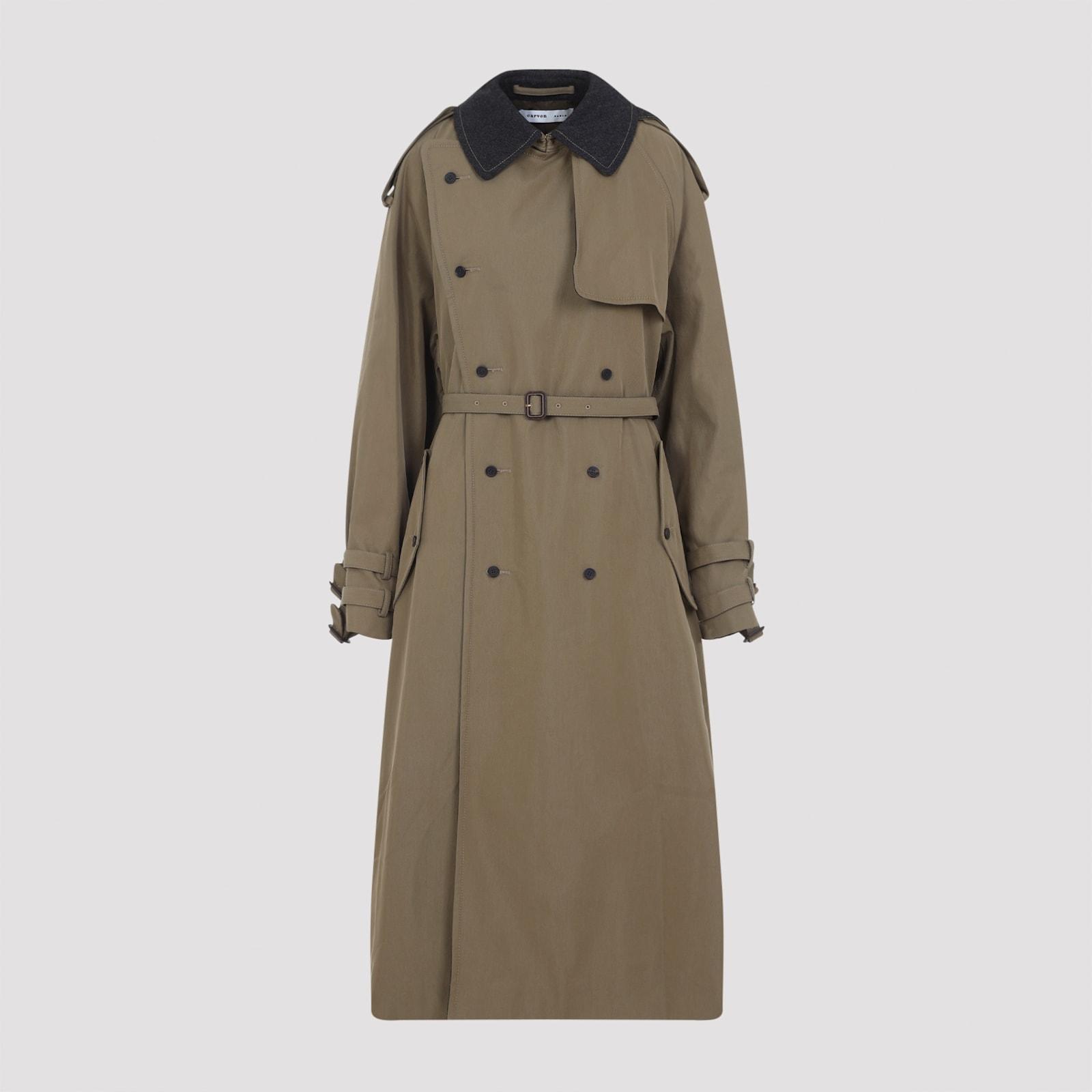 carven ca307 trench coat