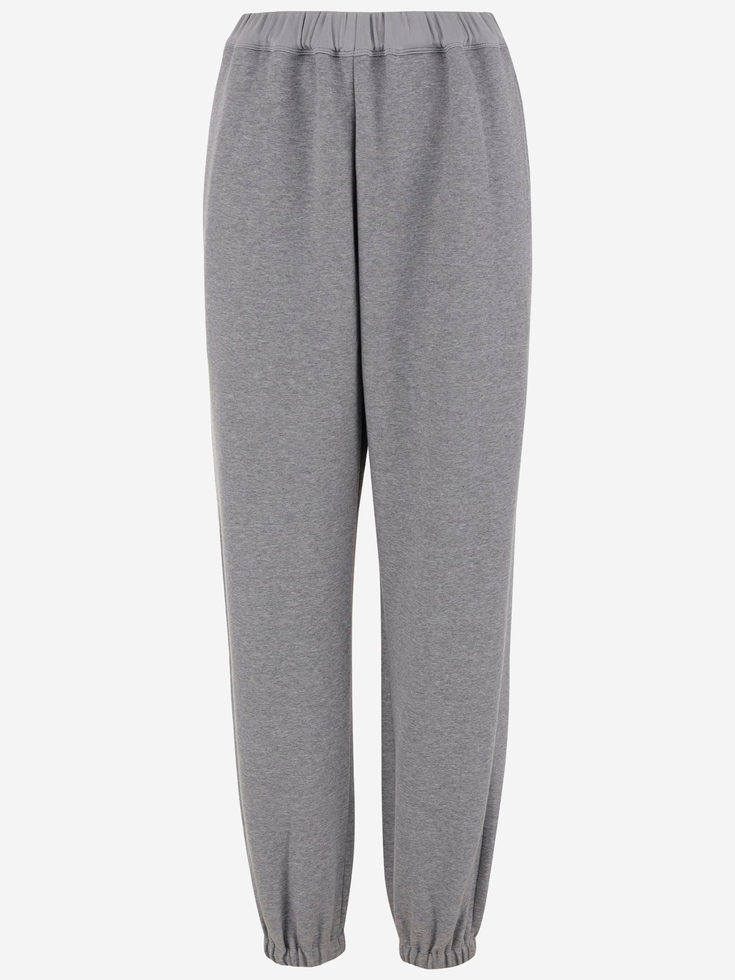 carven cotton blend jogging trousers