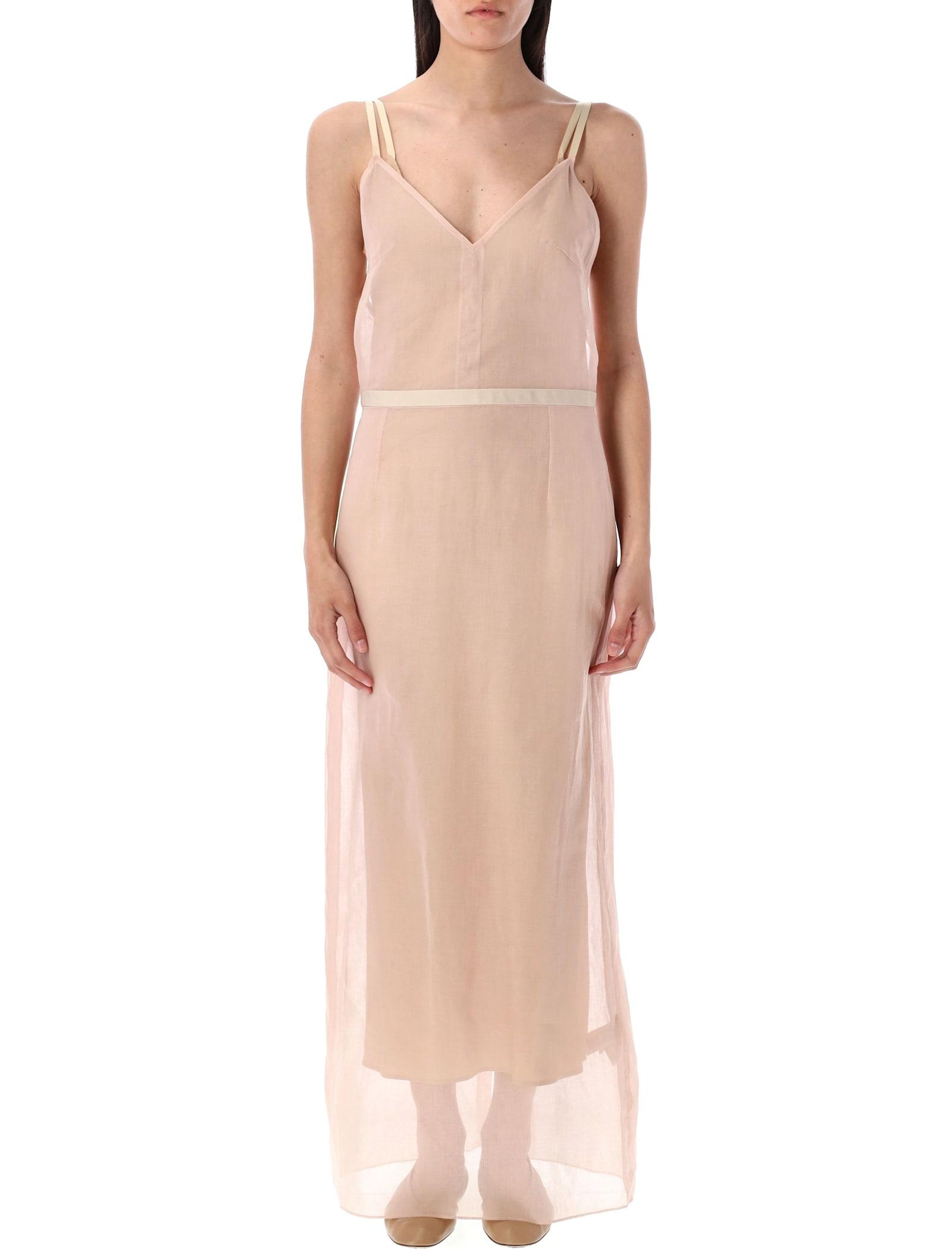 carven open back slip dress