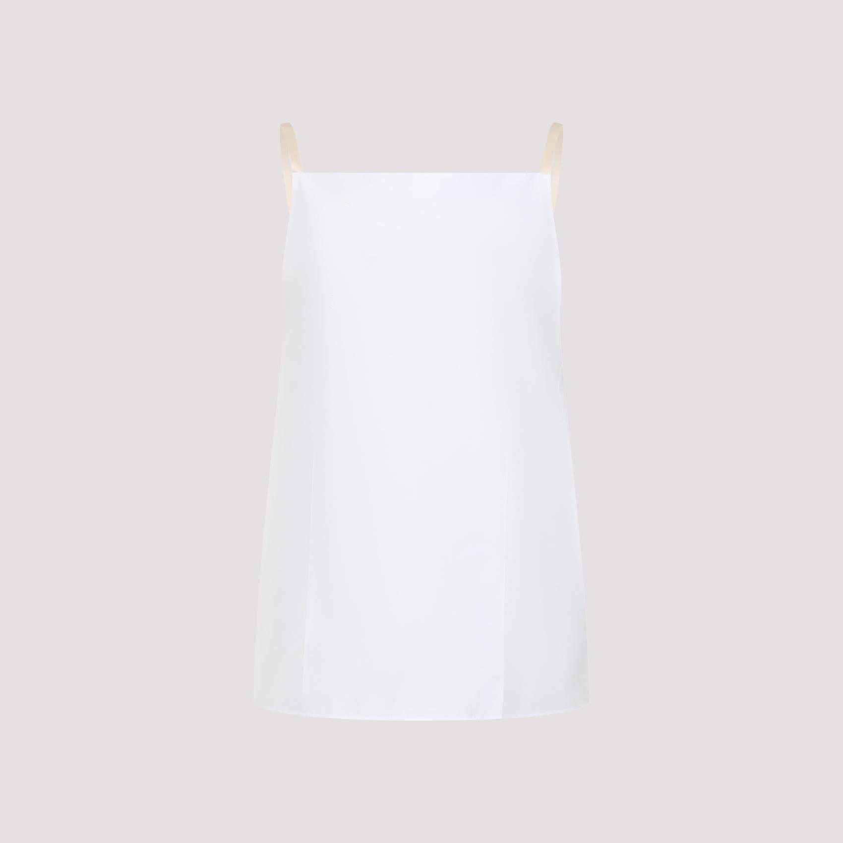 carven polyester top white silk - women