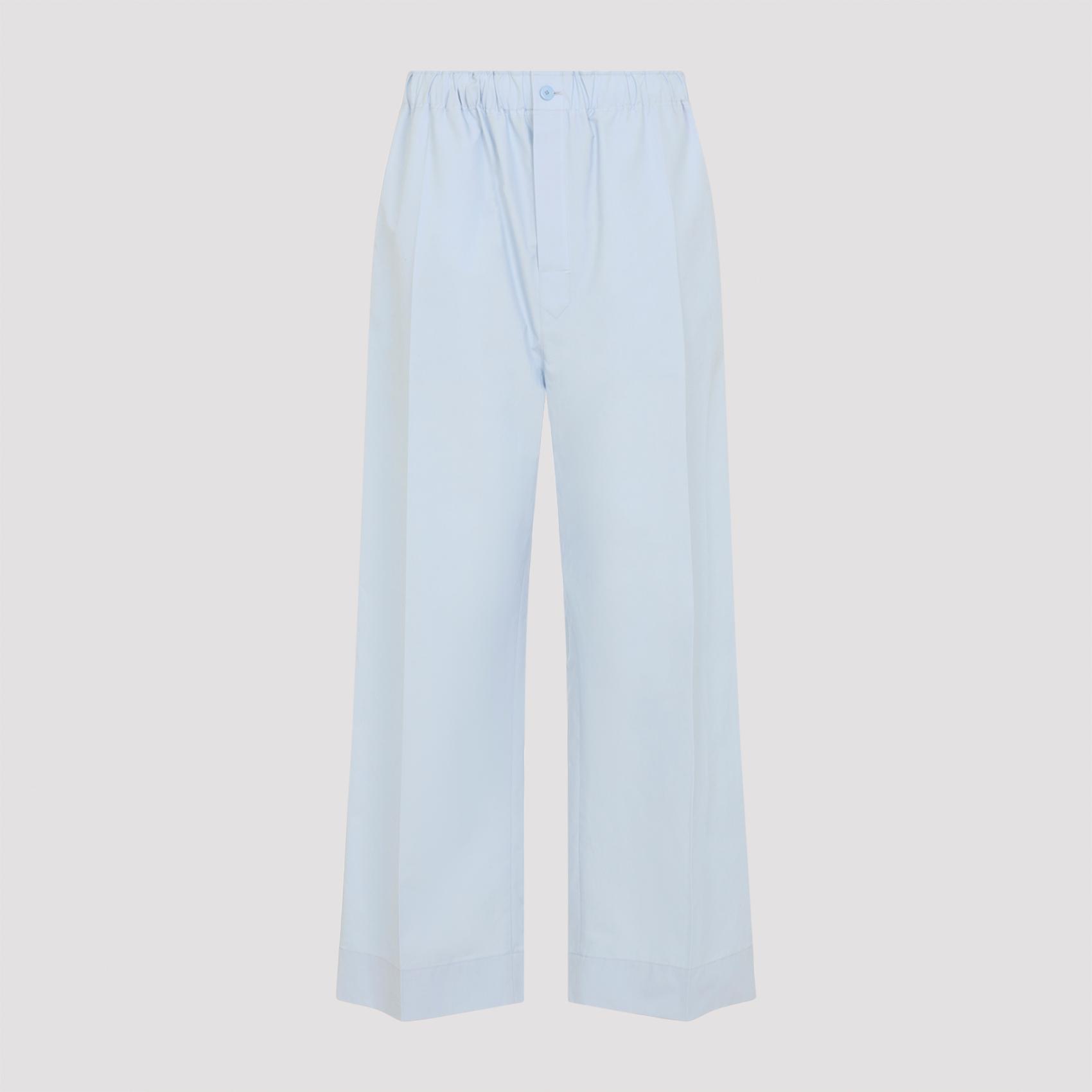 carven pull on trousers blue cotton pant - women