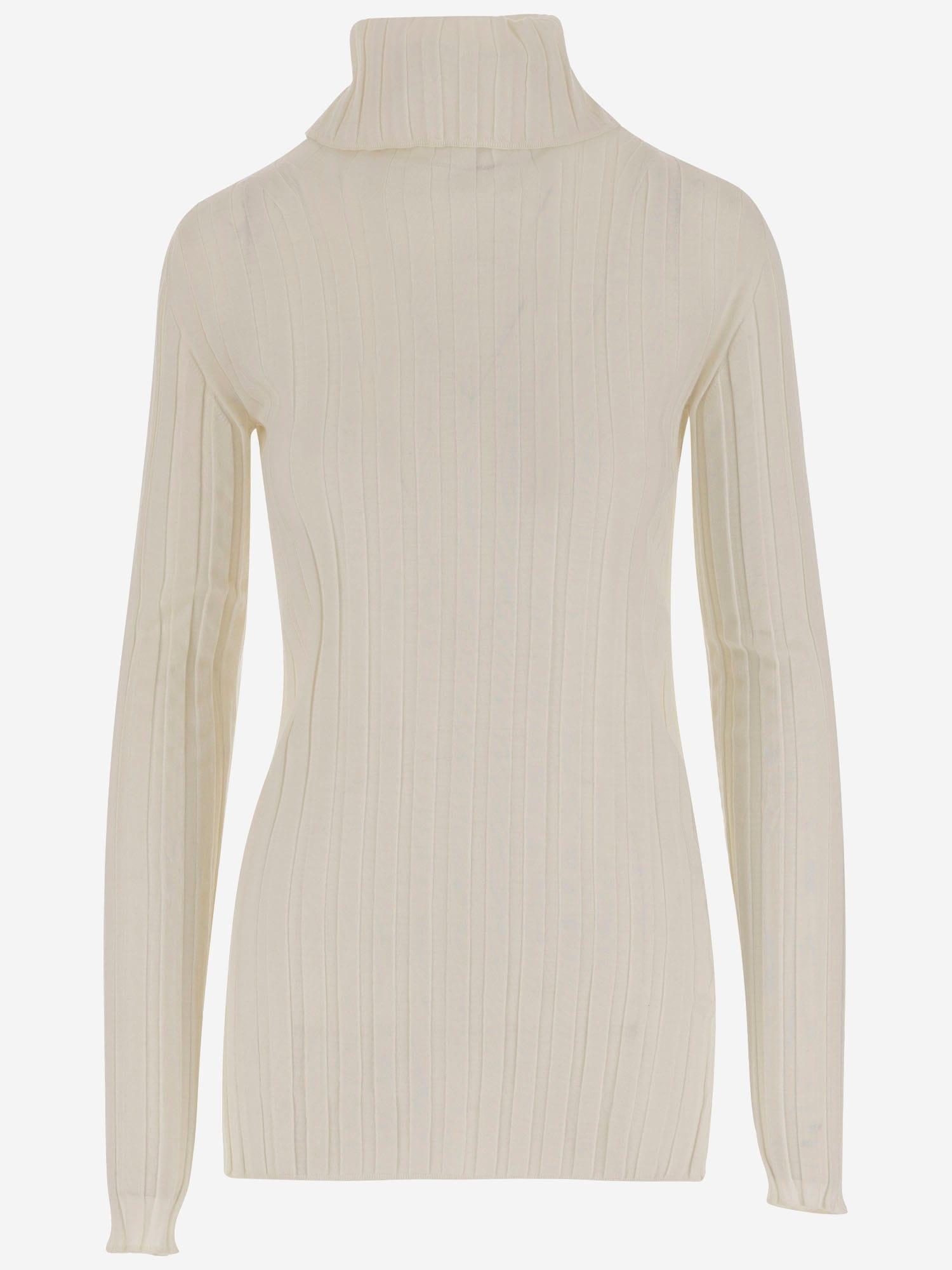 carven ribbed wool and silk sweater