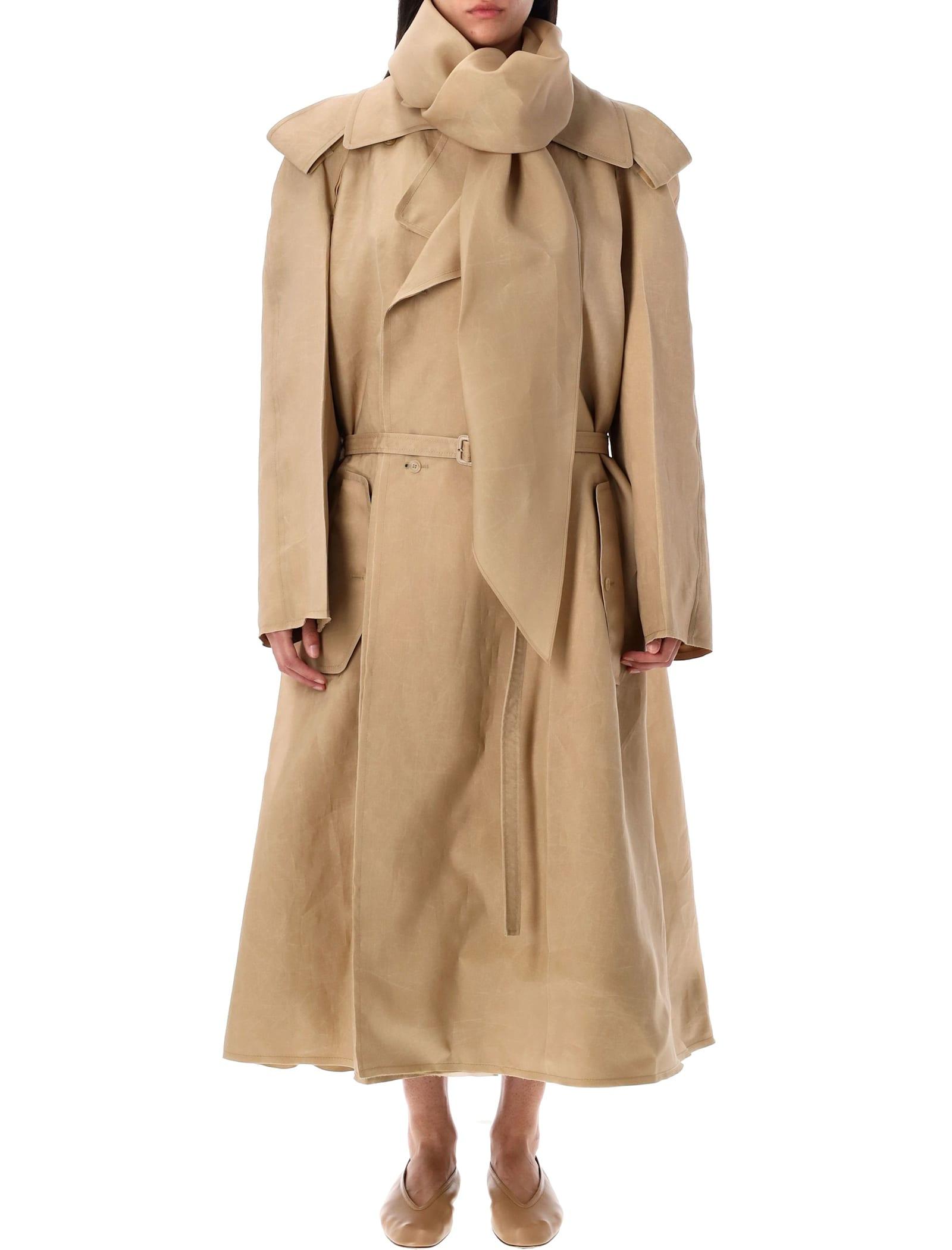 carven scarf trench