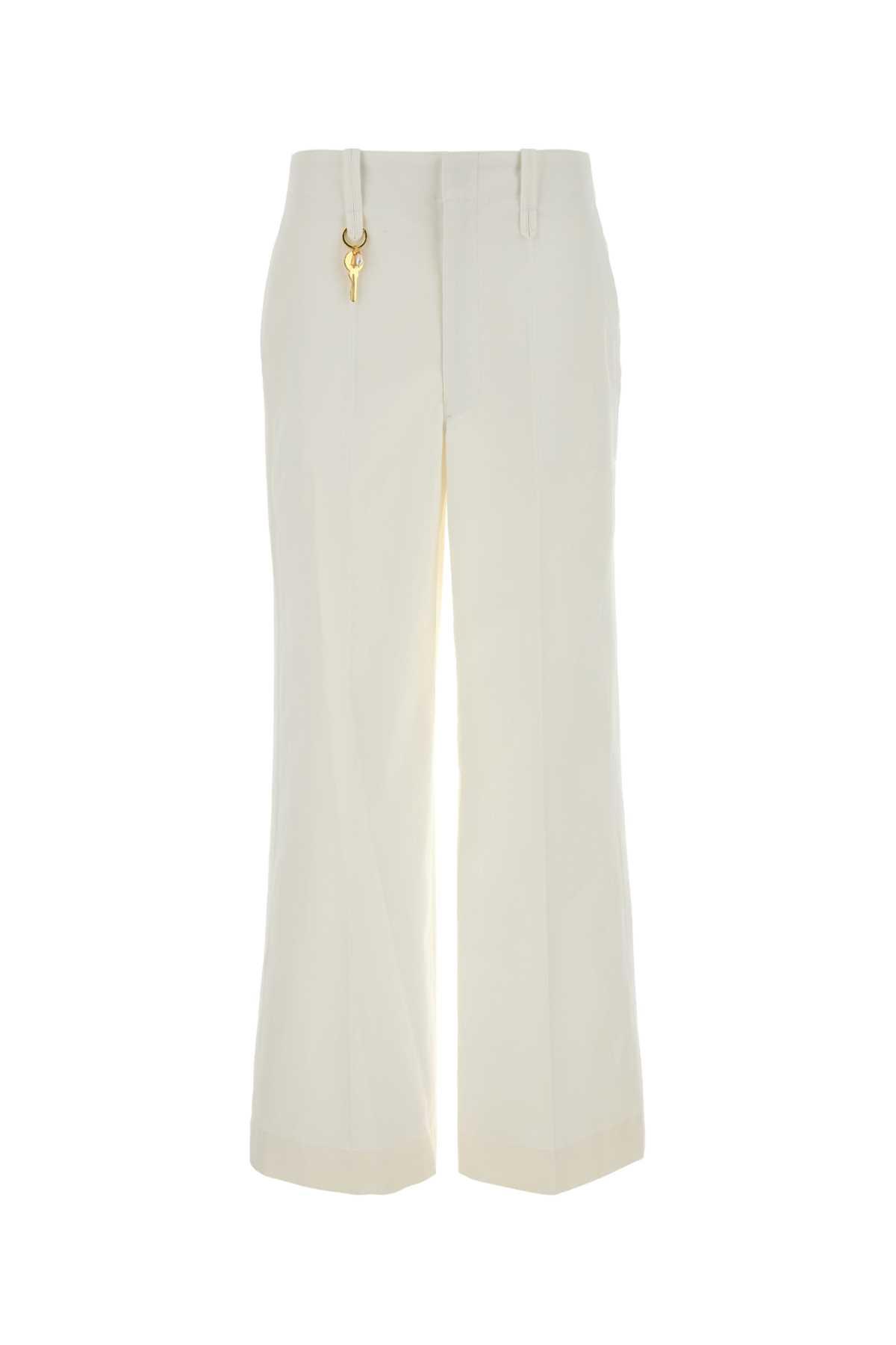 carven white cotton pant