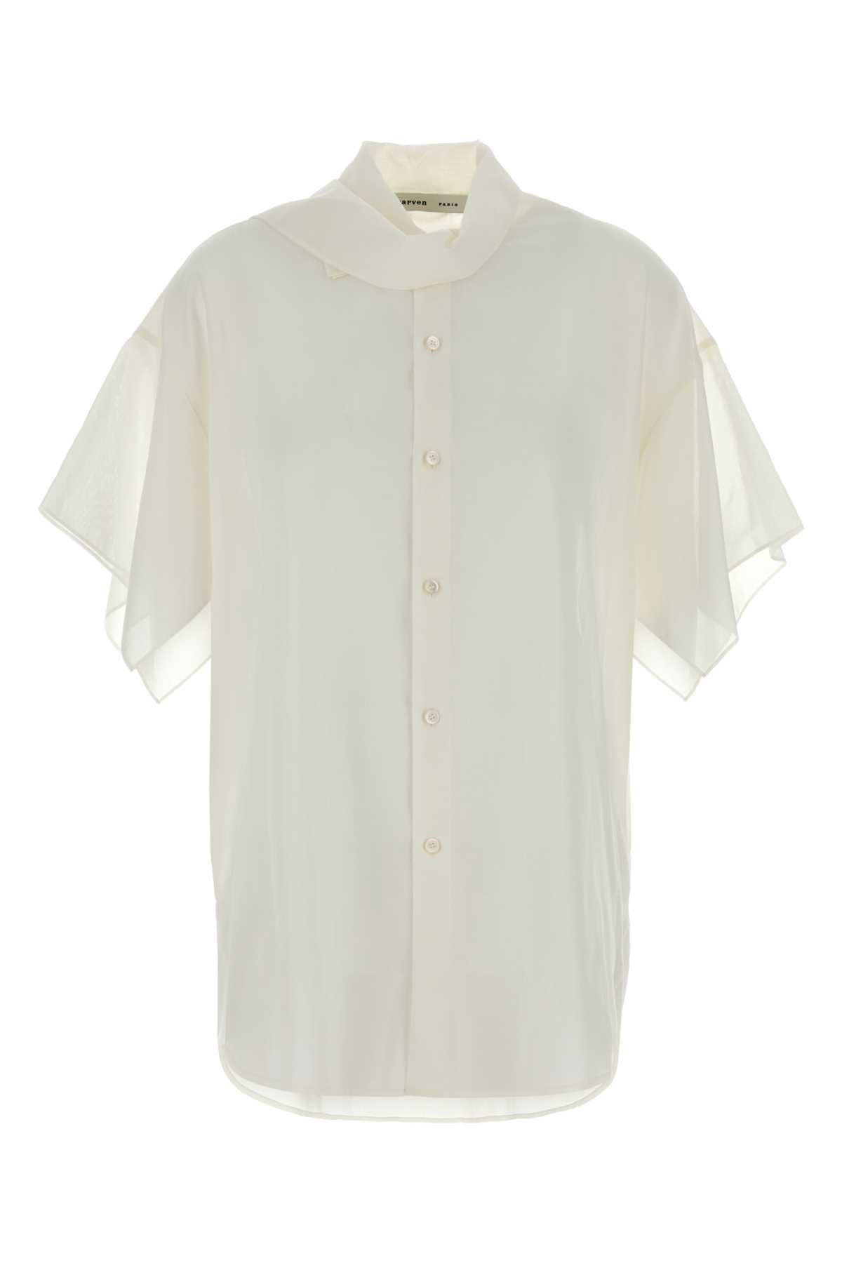 carven white cotton shirt