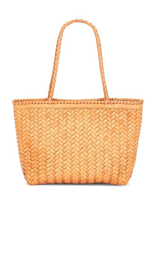 casa clara coastal tote bag in tan.