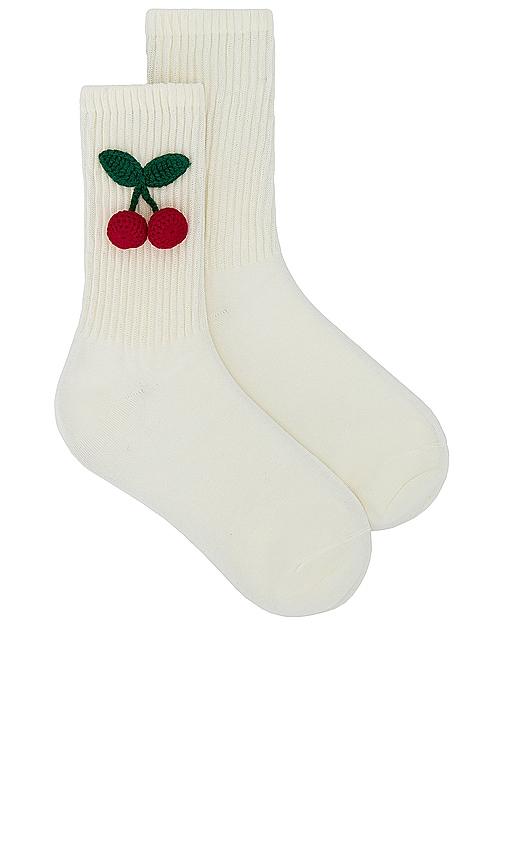 casa clara paulina sock in white.