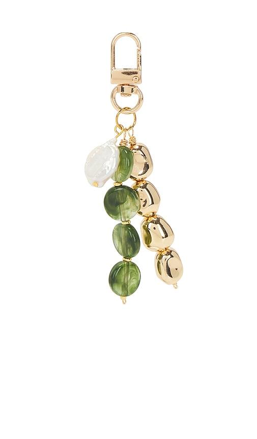 casa clara rhodes bag clip in green.