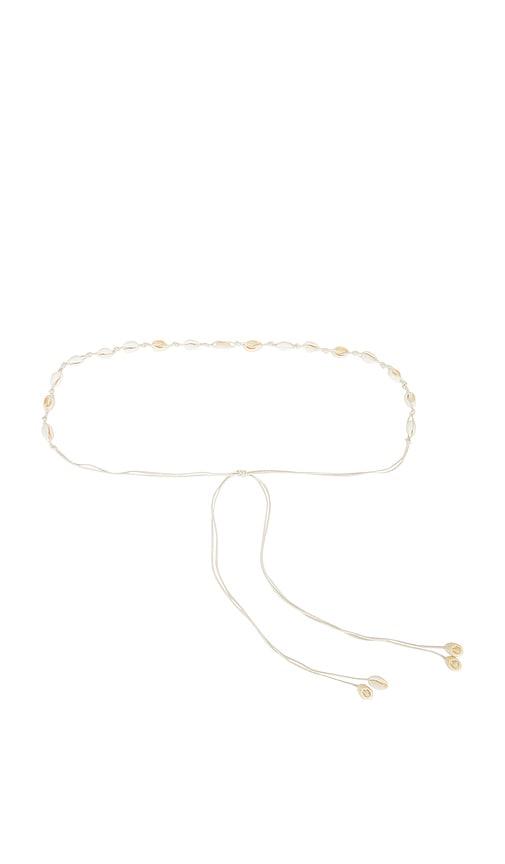 casa clara tara belt in ivory.