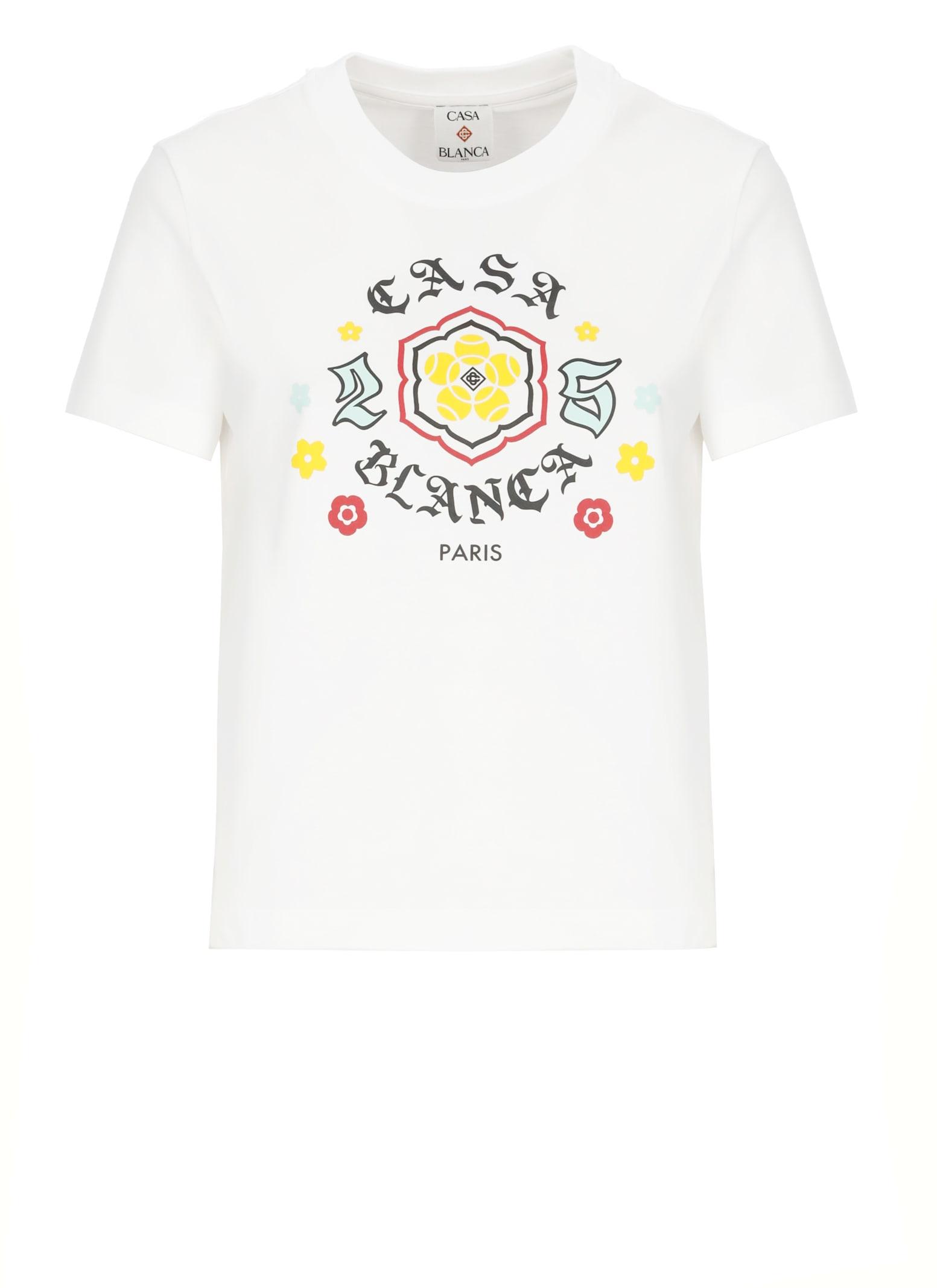 casablanca cotton t-shirt