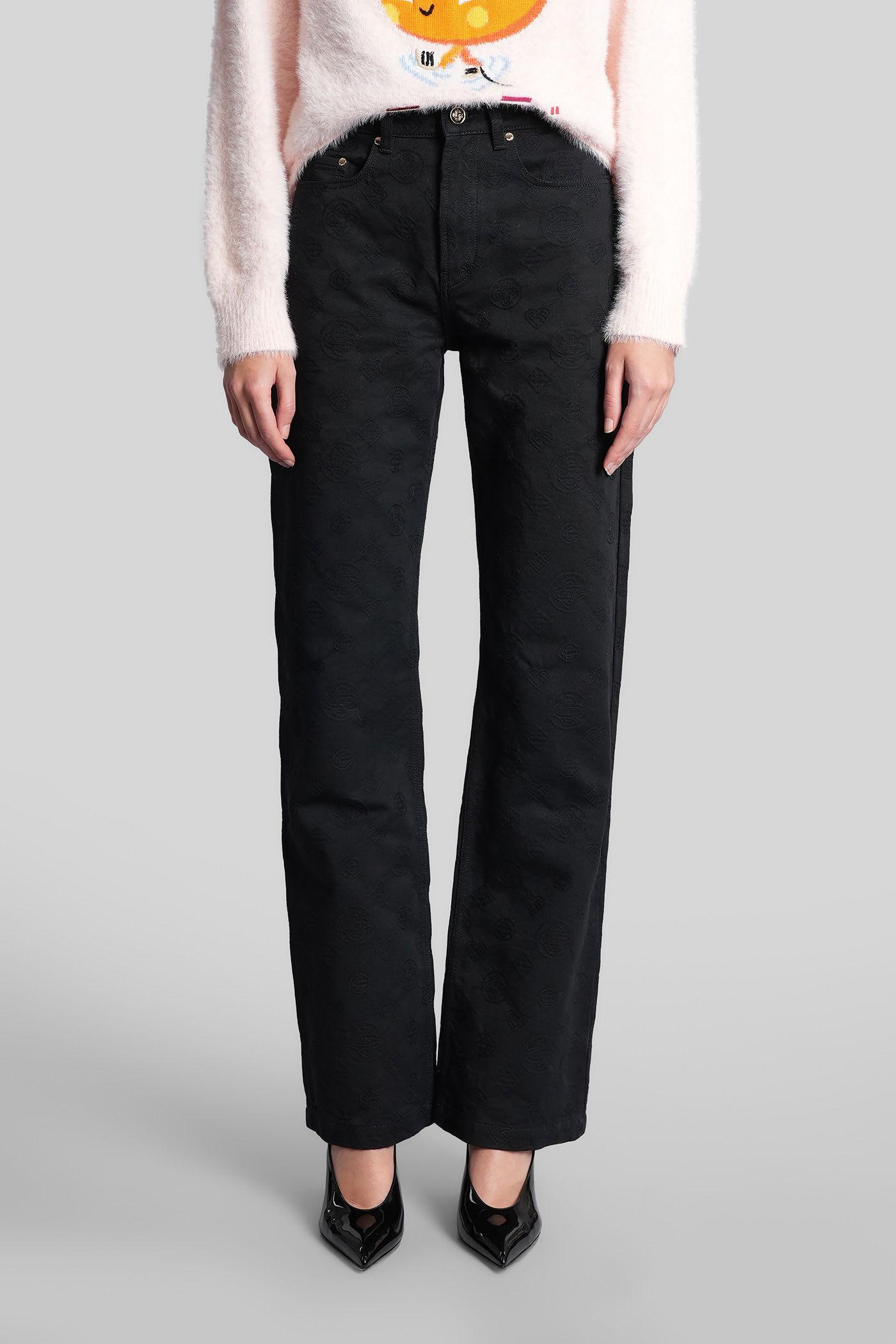 casablanca jeans in black denim