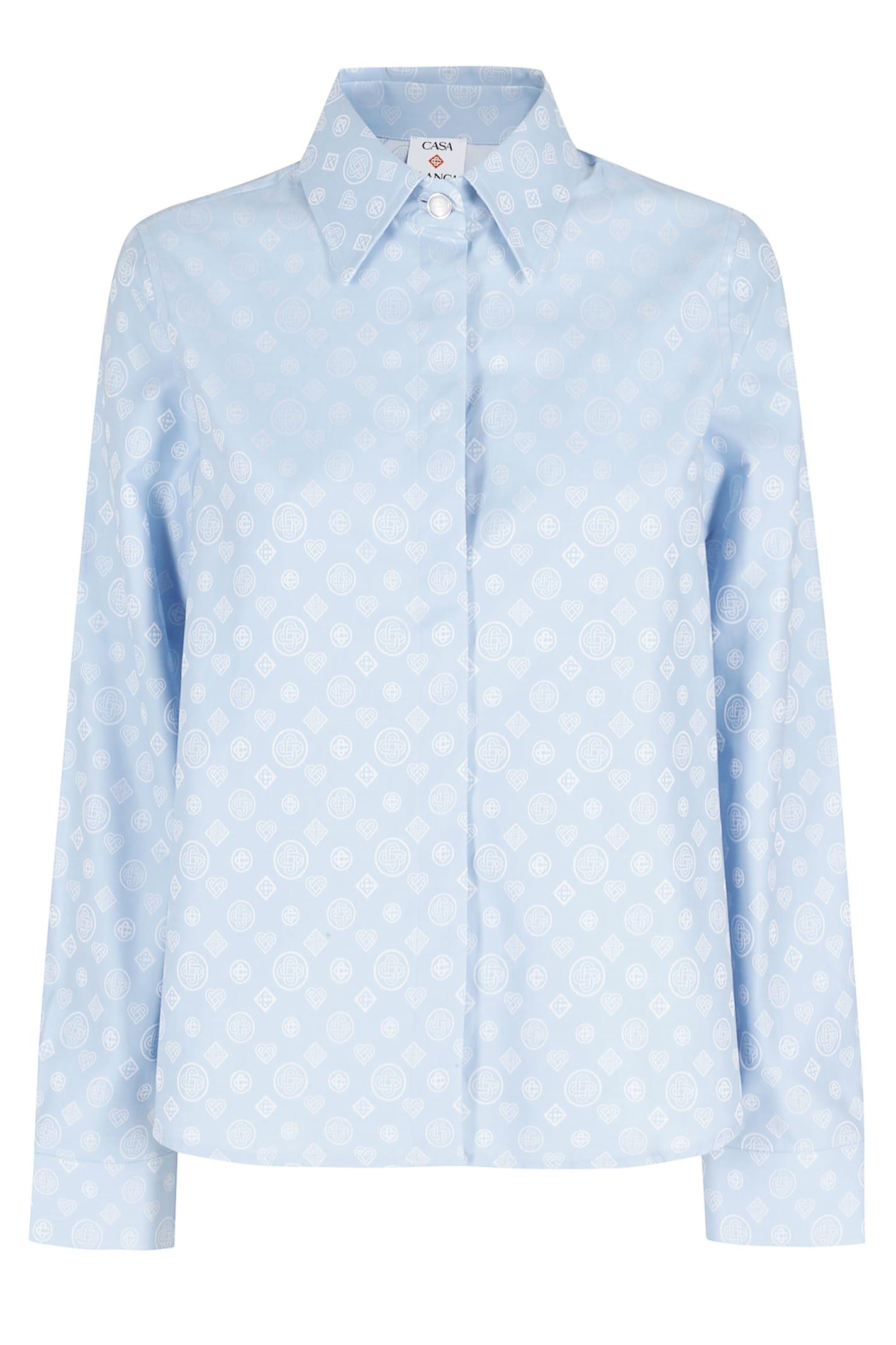 casablanca monogram shirt