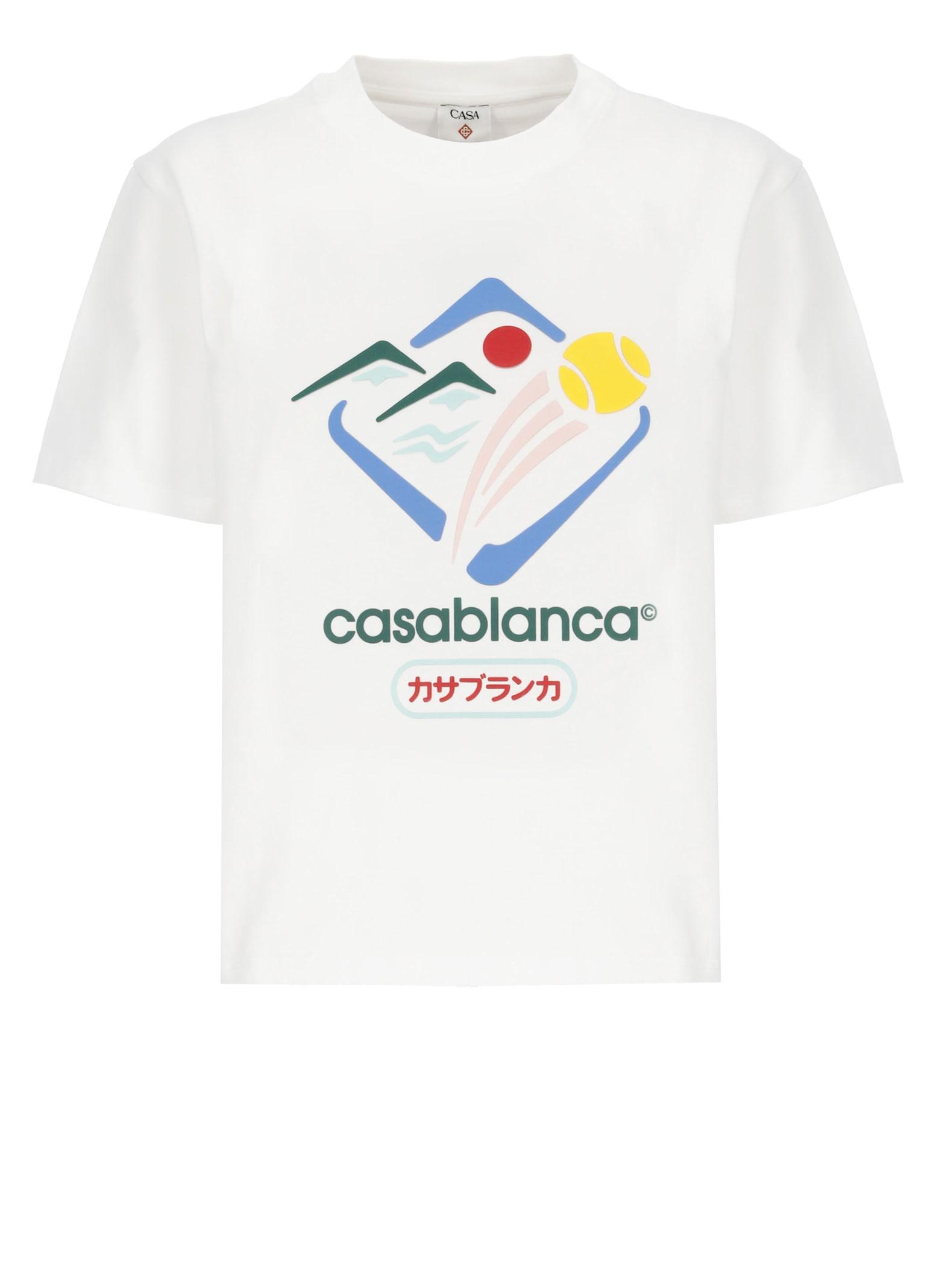 casablanca montagne sportif t-shirt