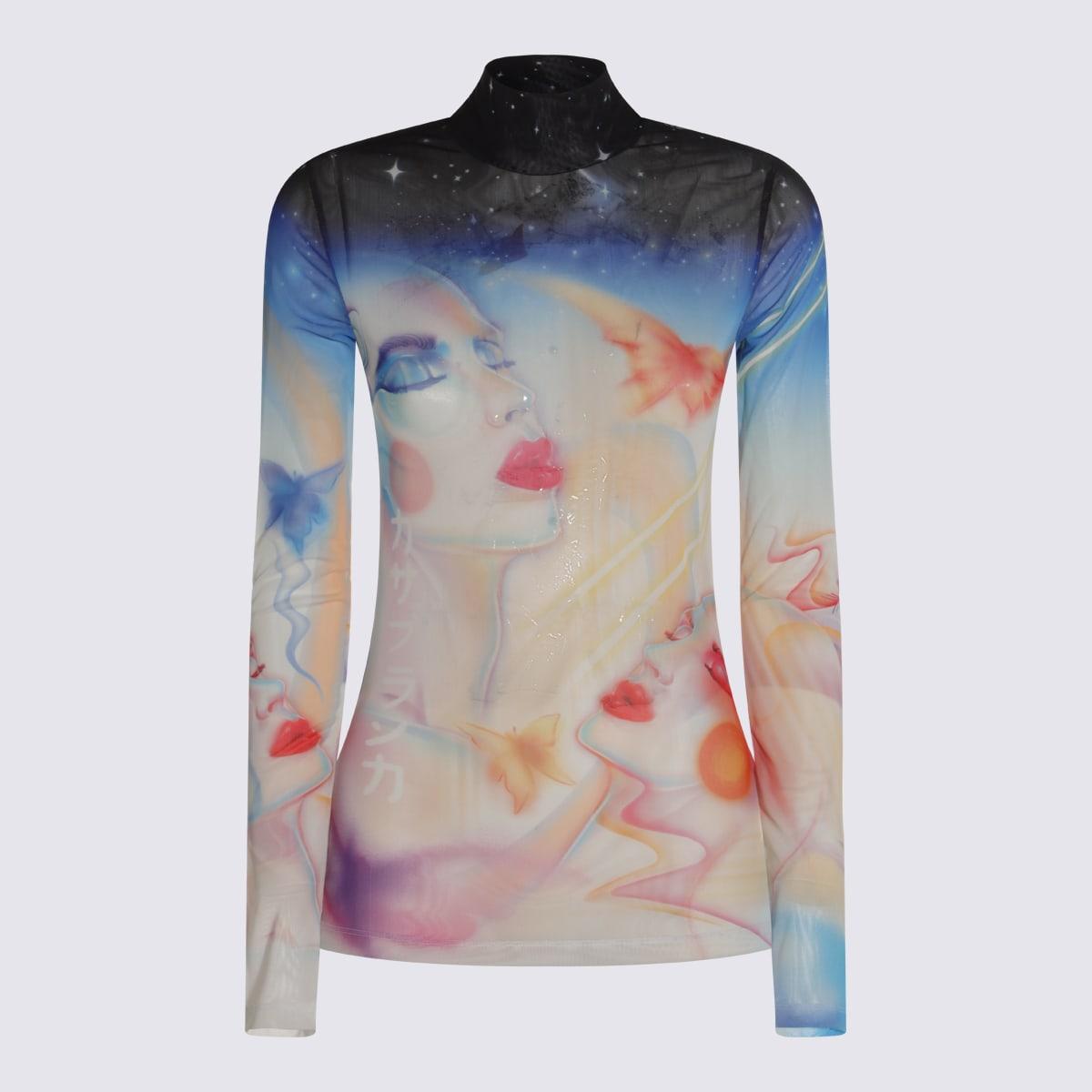 casablanca multicolor top