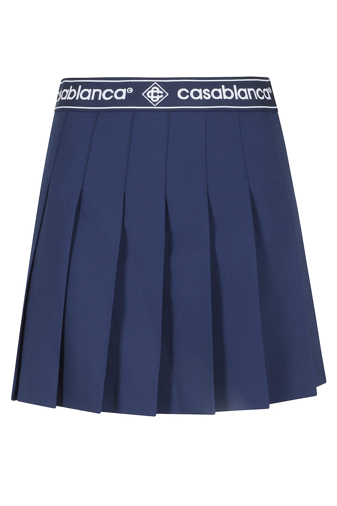 casablanca pleated skirt