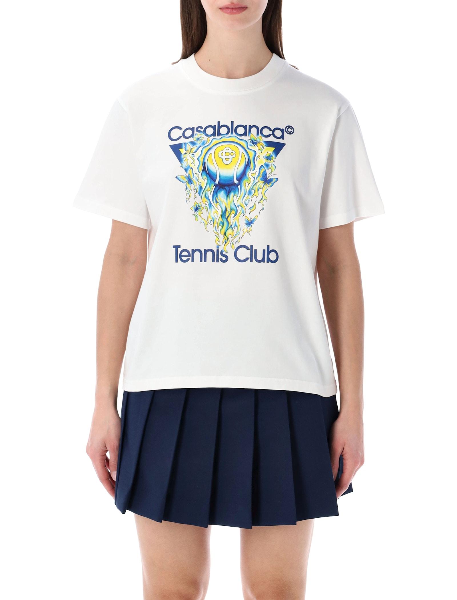 casablanca tennis club icon t-shirt