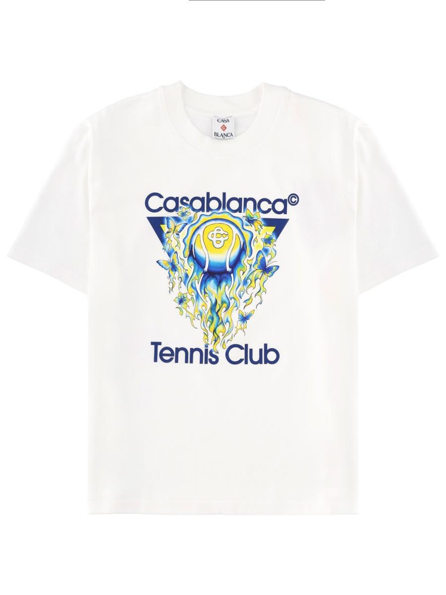 casablanca tennis club t-shirt