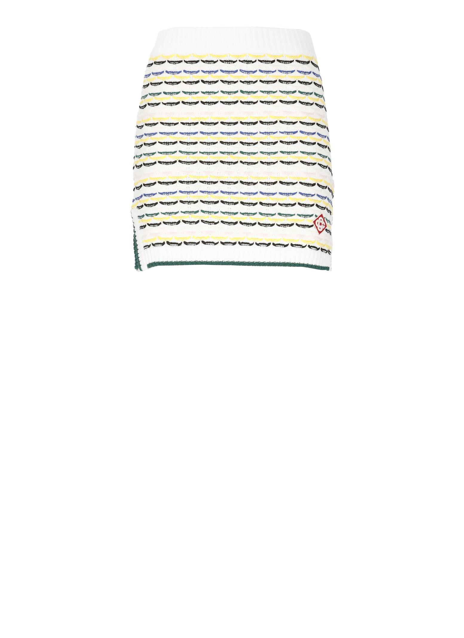 casablanca wool skirt