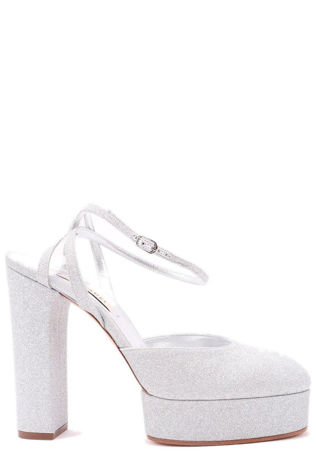 casadei betty citylight round-toe platform pumps