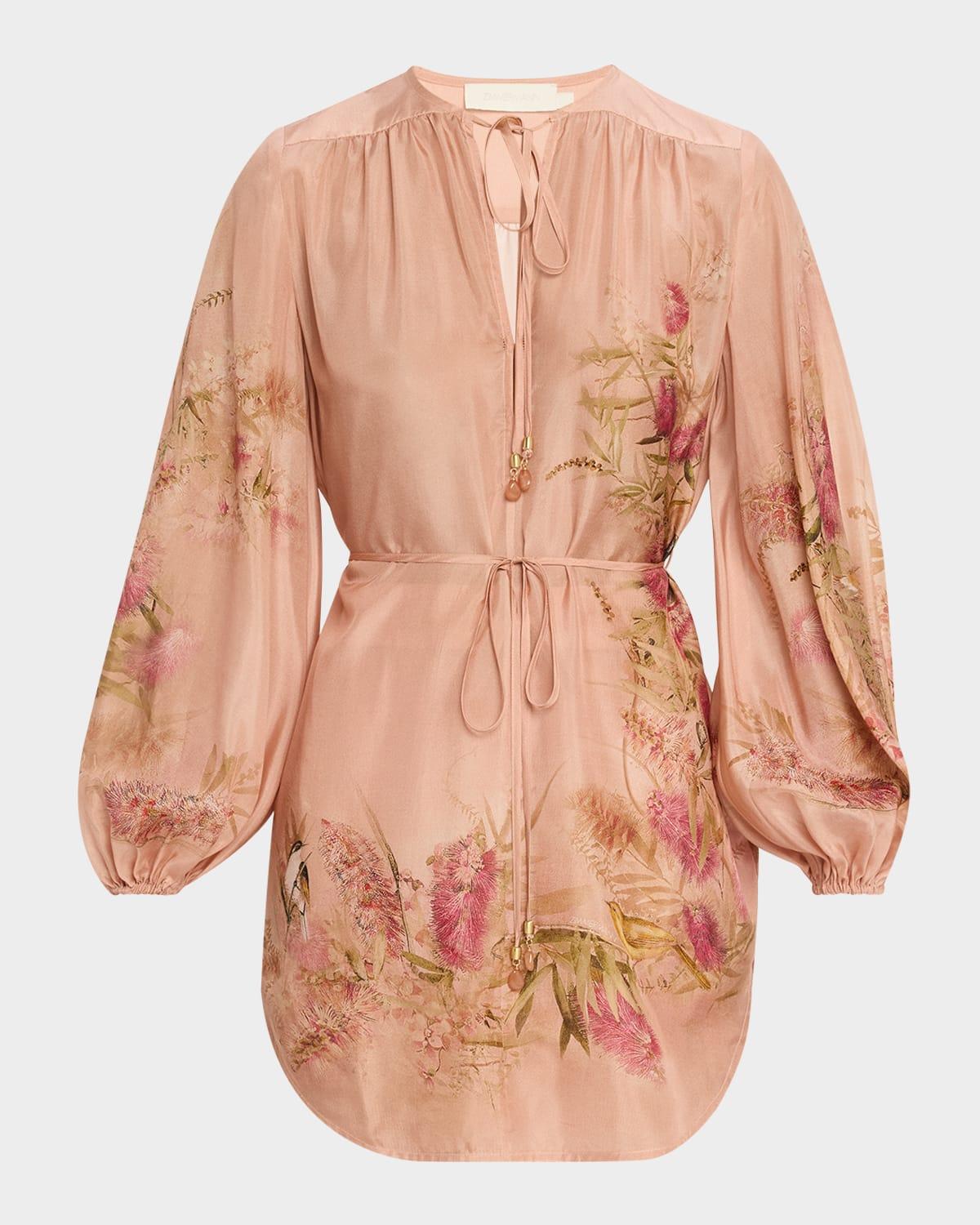 cascadian floral tunic top