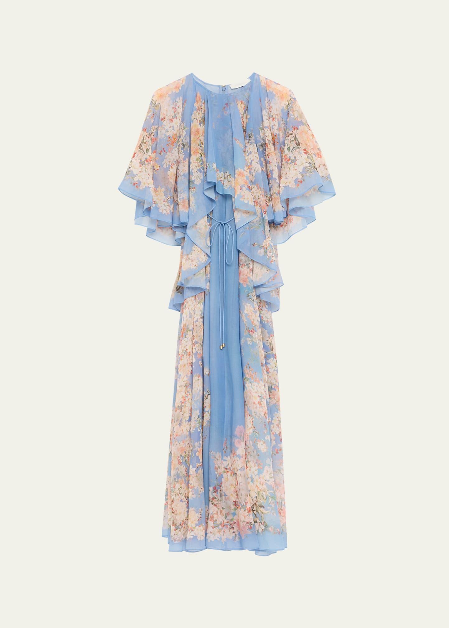 cascadian tiered maxi dress