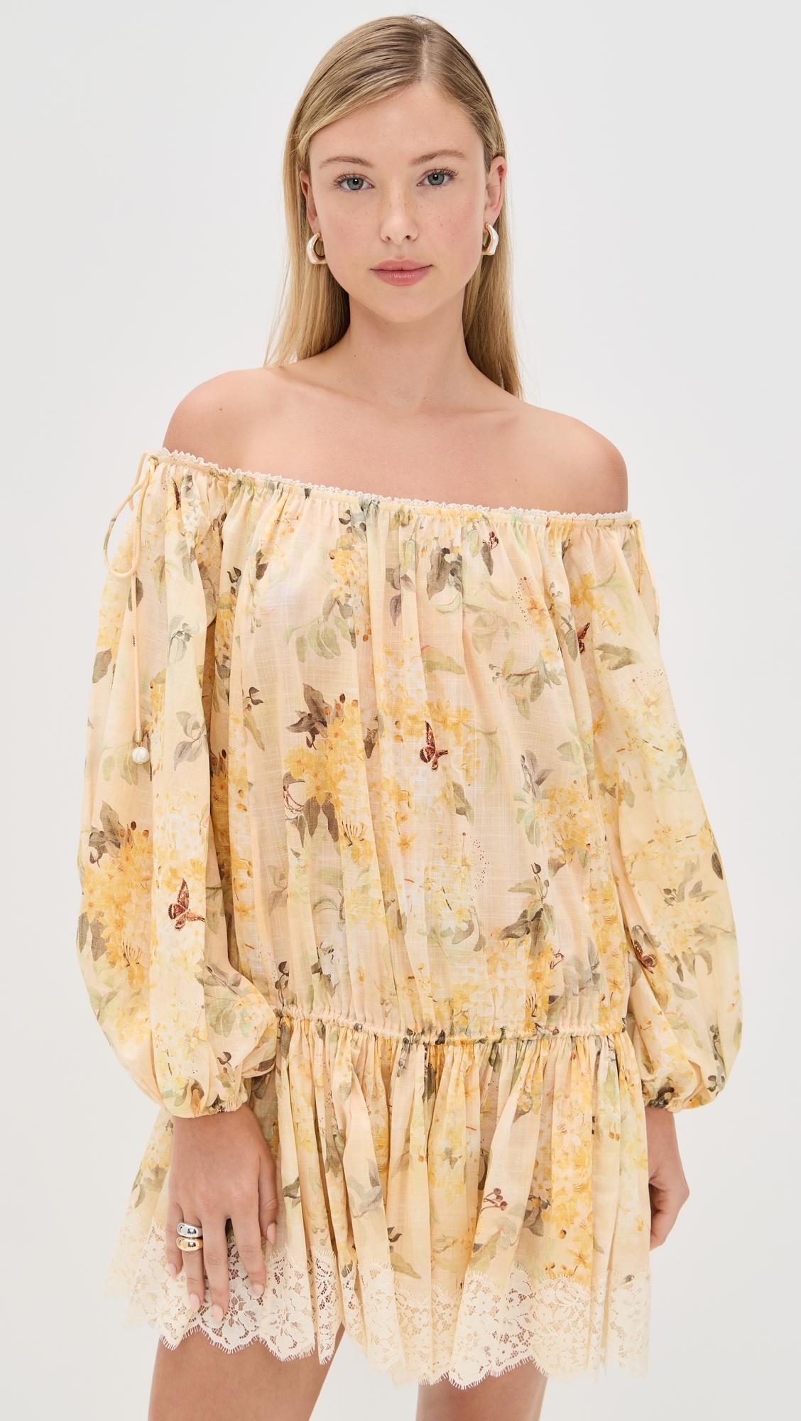 cascadian tiered mini dress