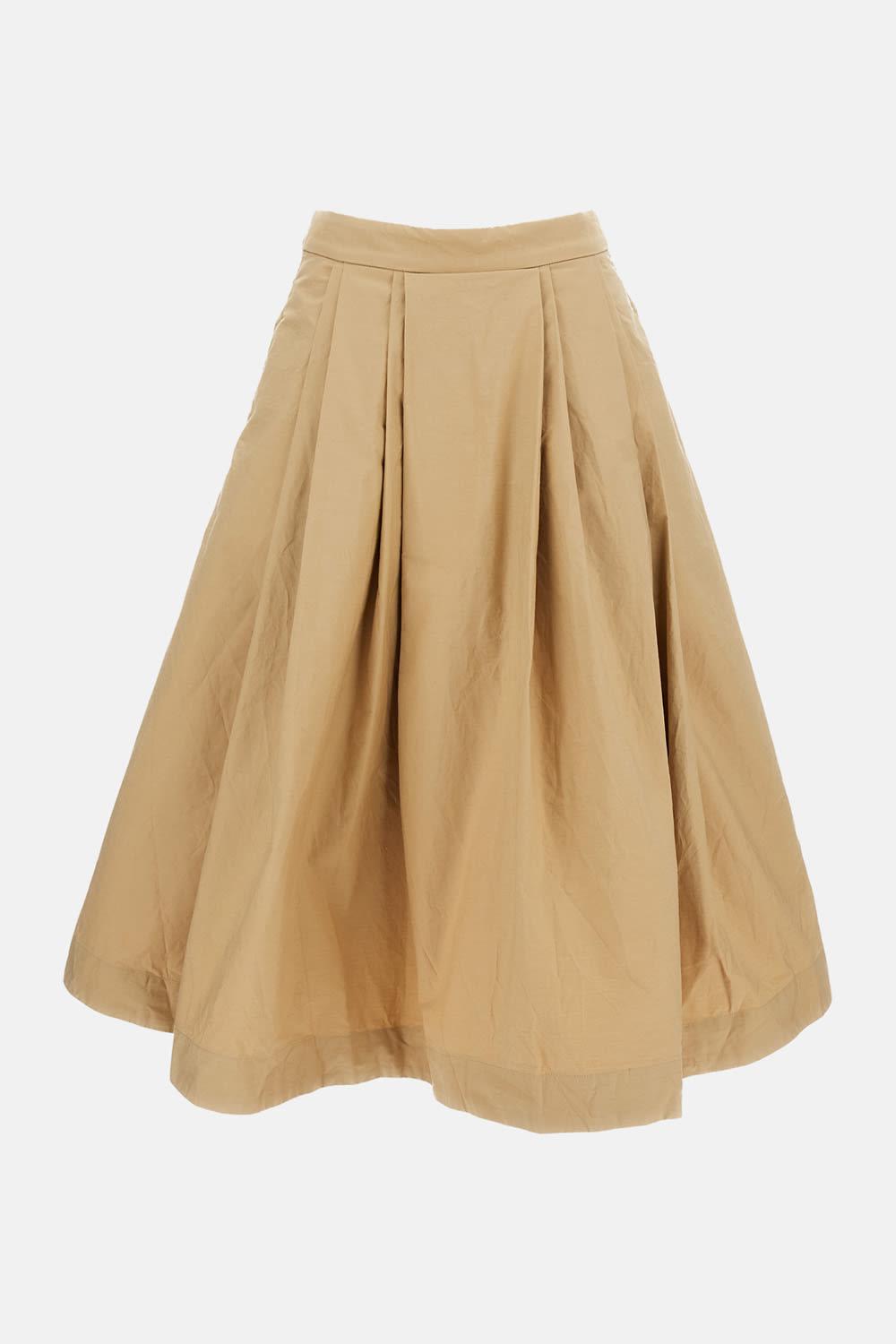 casey casey flared pleated skirt