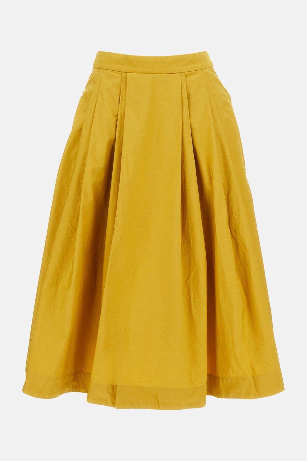 casey casey flared pleated skirt