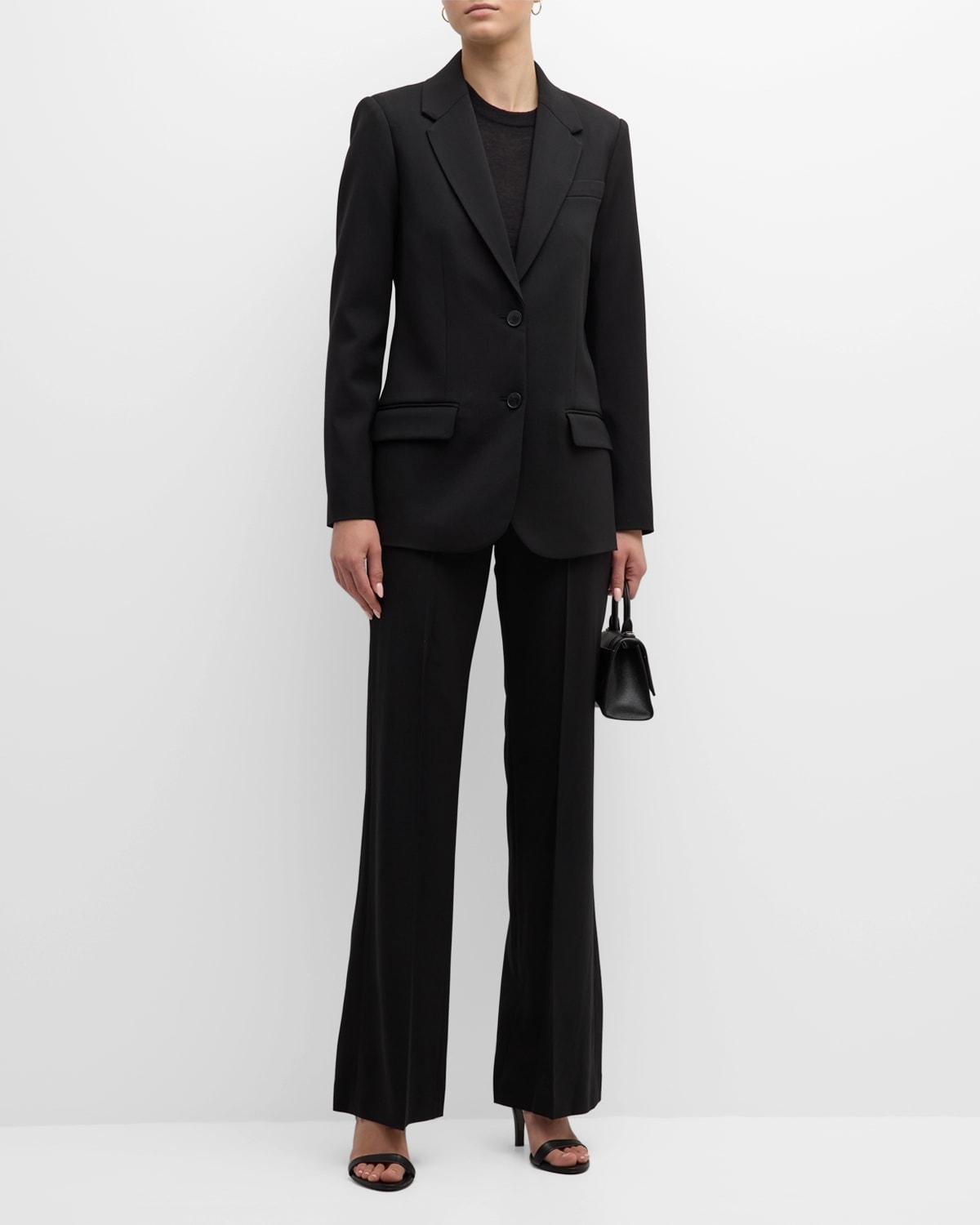 cashair cashmere crewneck long-sleeve shirt