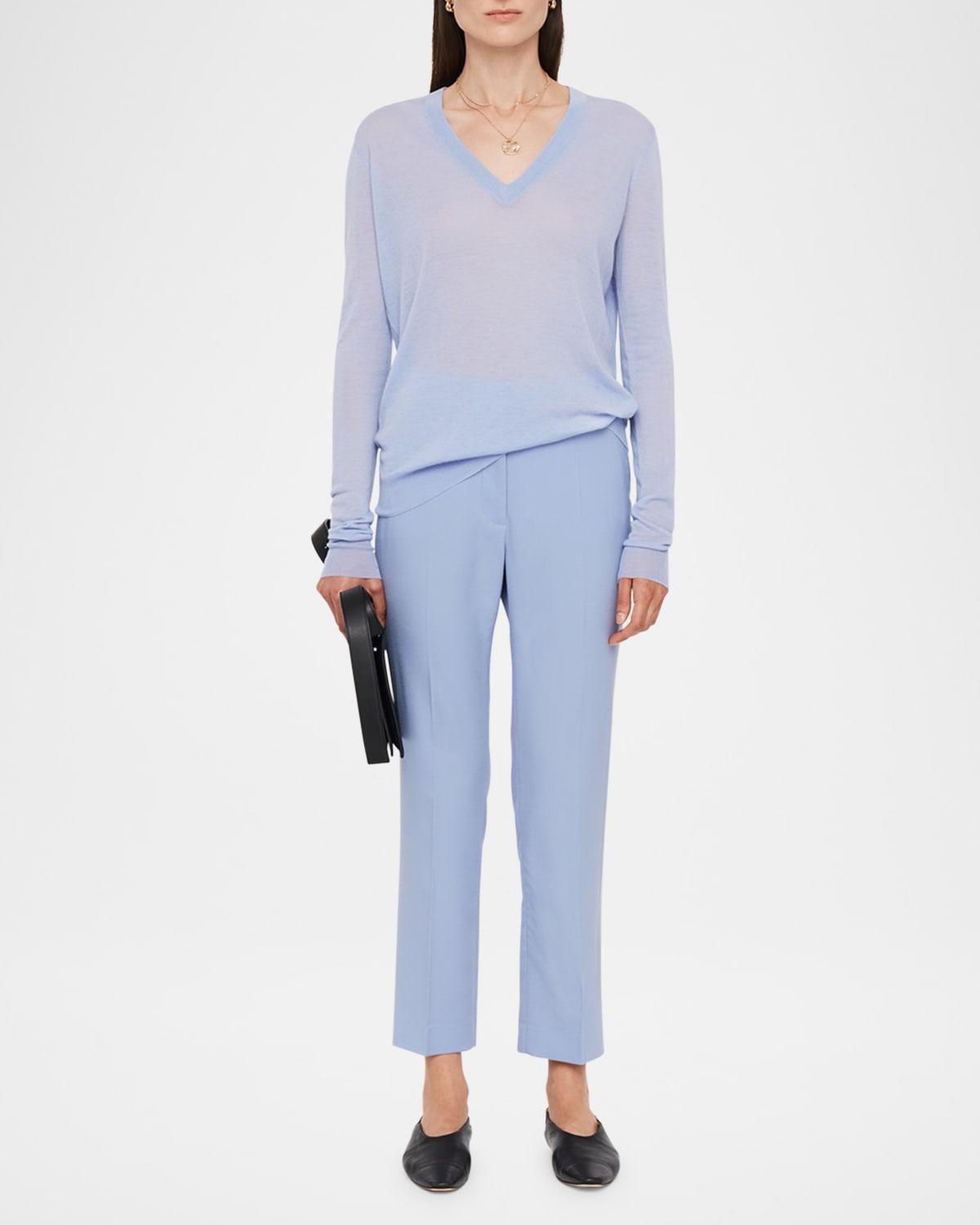 cashair v-neck sweater