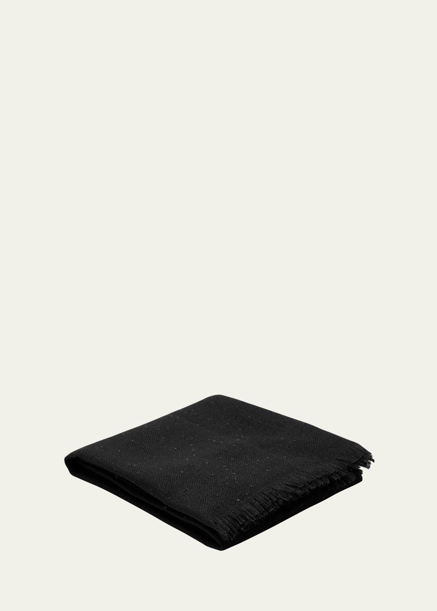 cashmere & silk paillette scarf