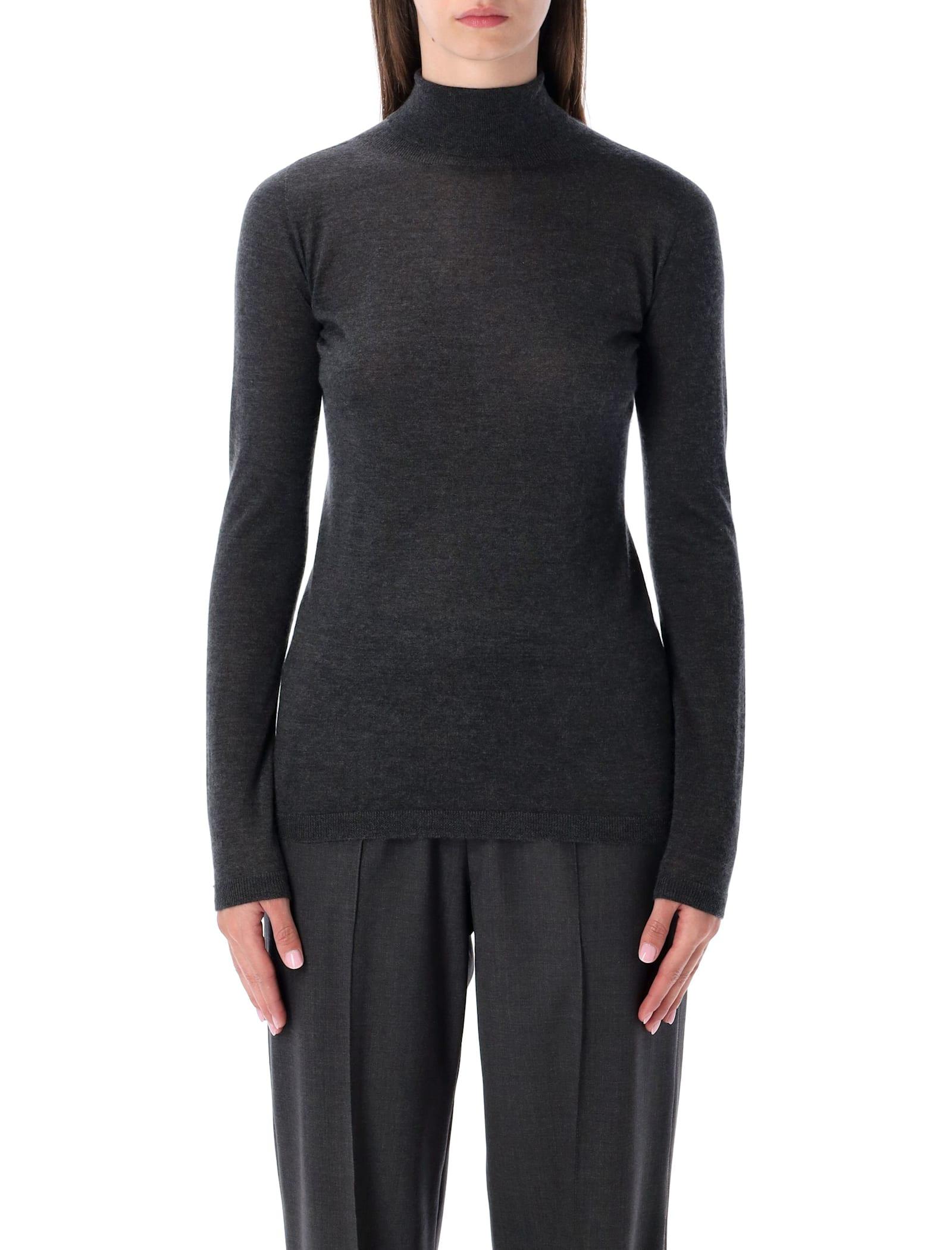 cashmere and silk blend turtleneck sweater fabiana filippi