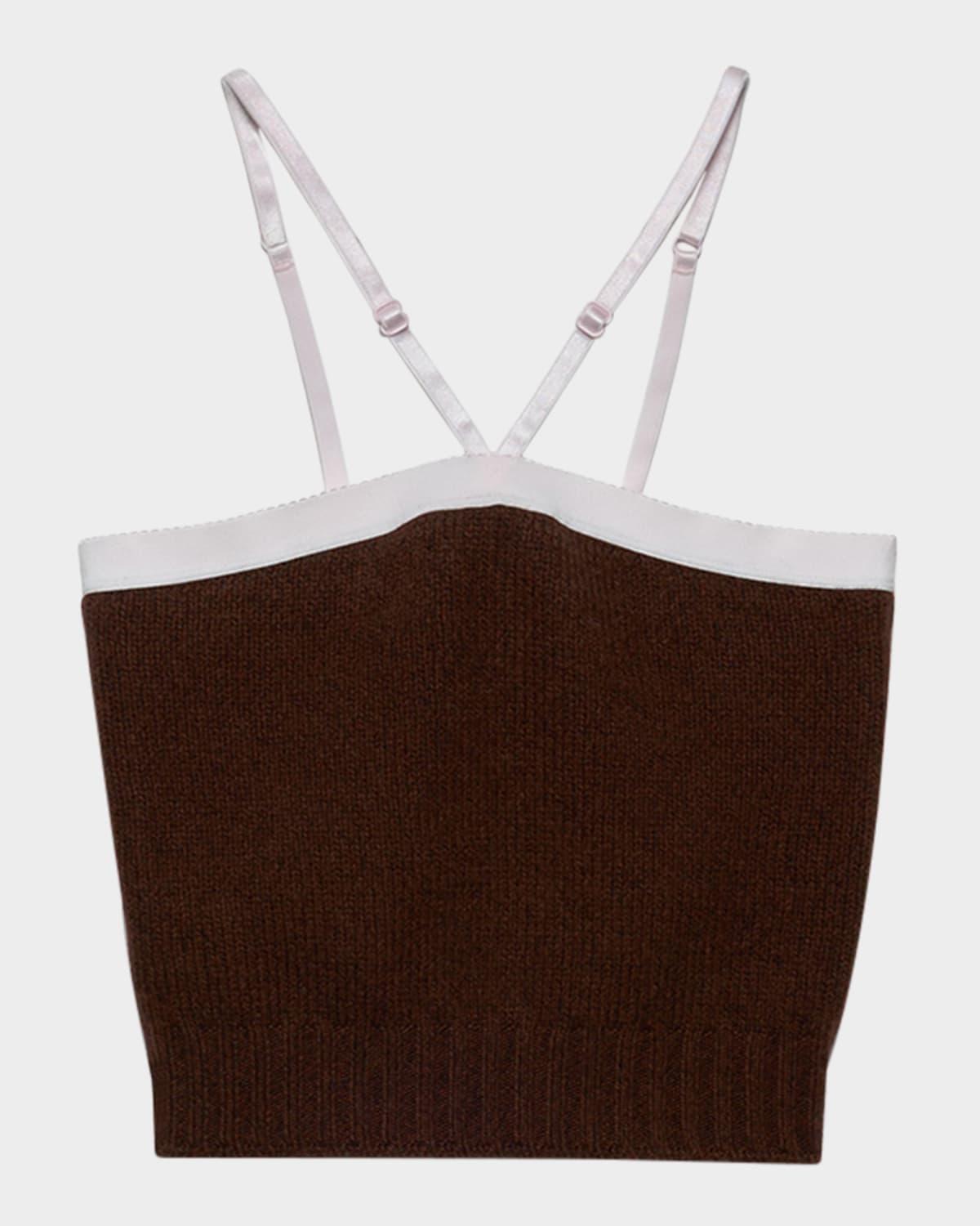cashmere and wool halter top