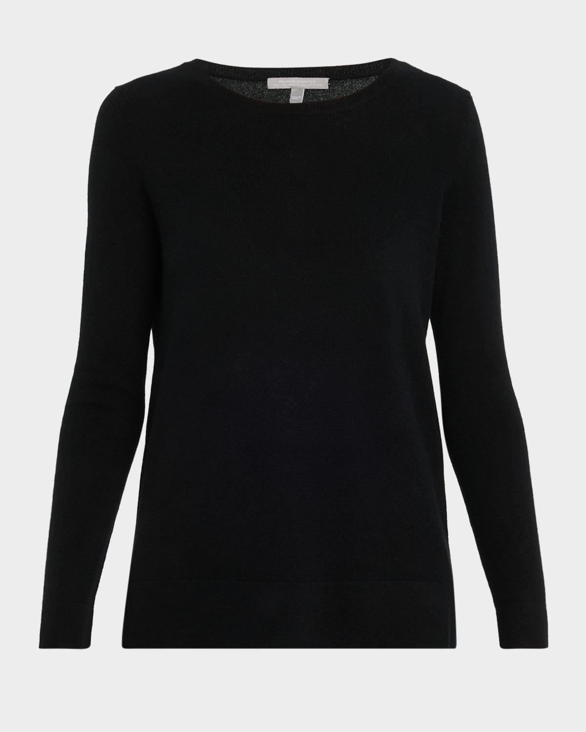 cashmere basic crewneck top