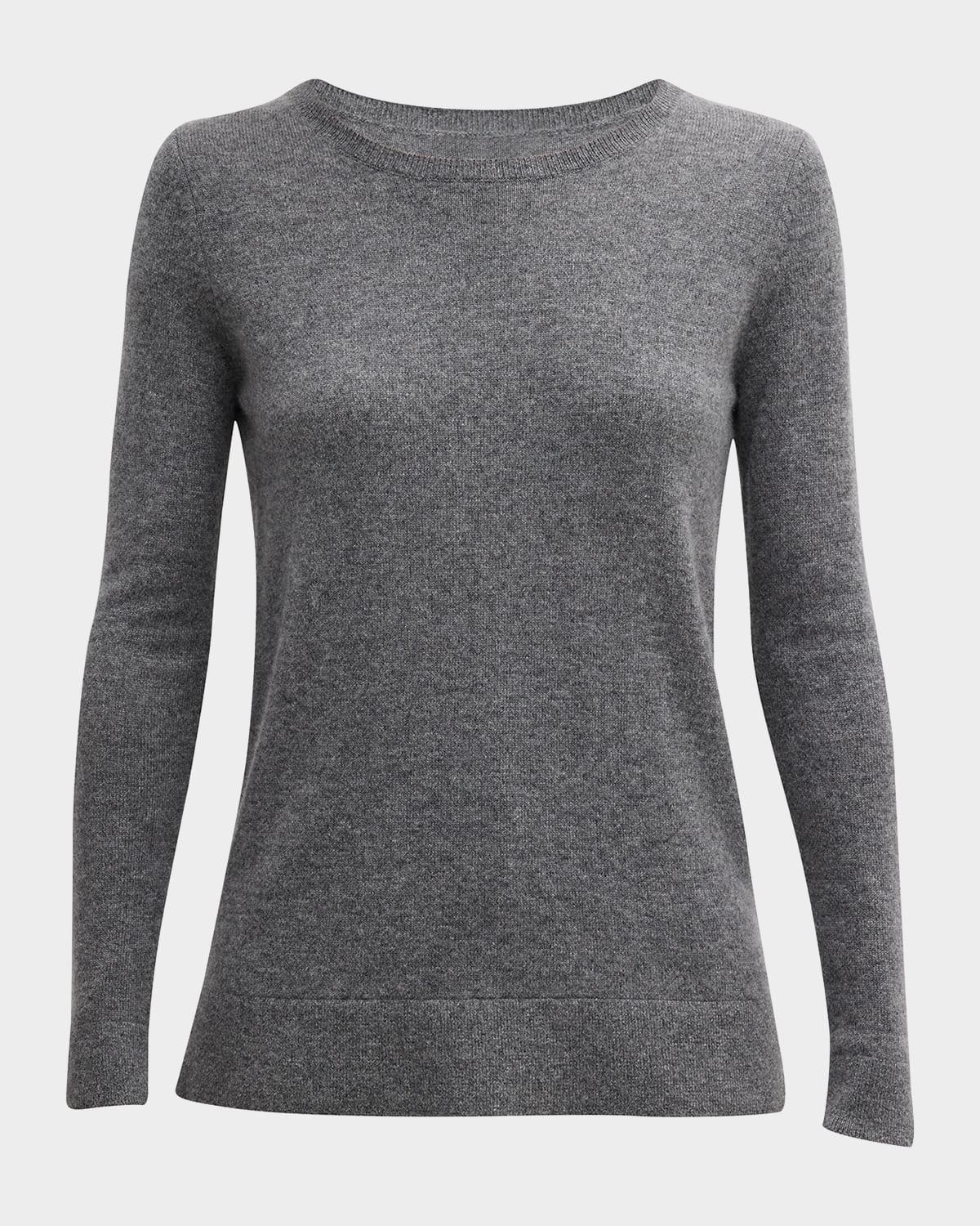 cashmere basic crewneck top