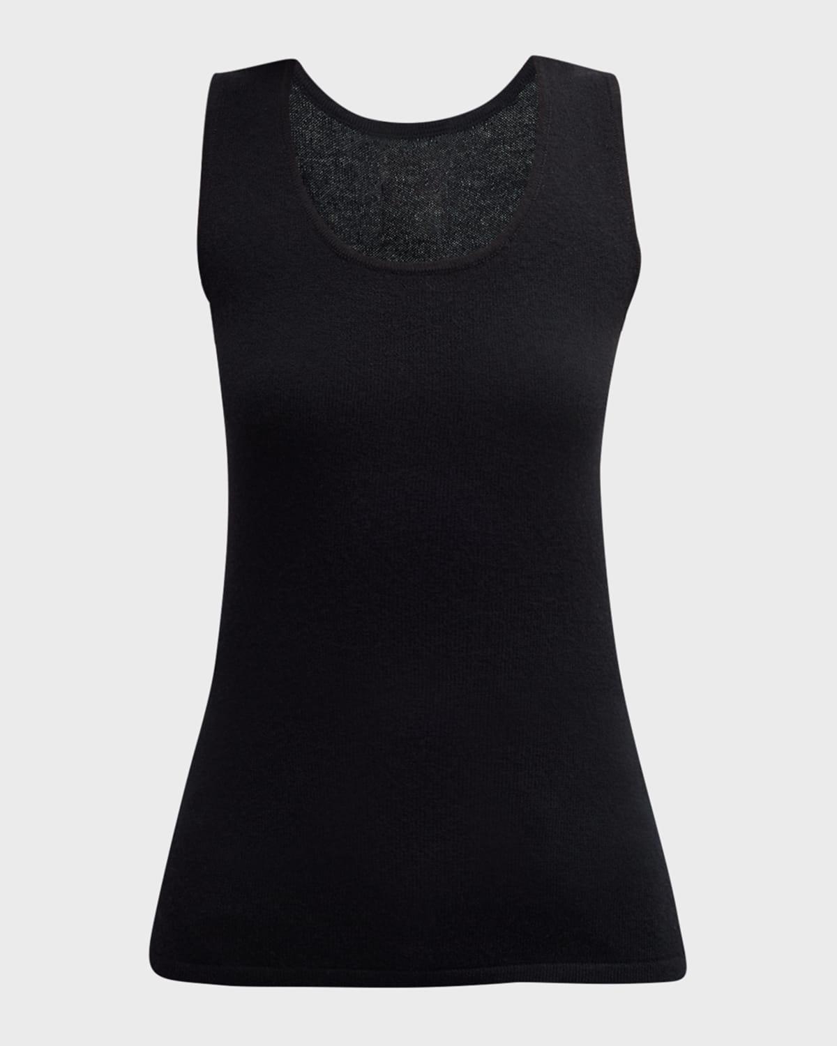 cashmere basic tank top