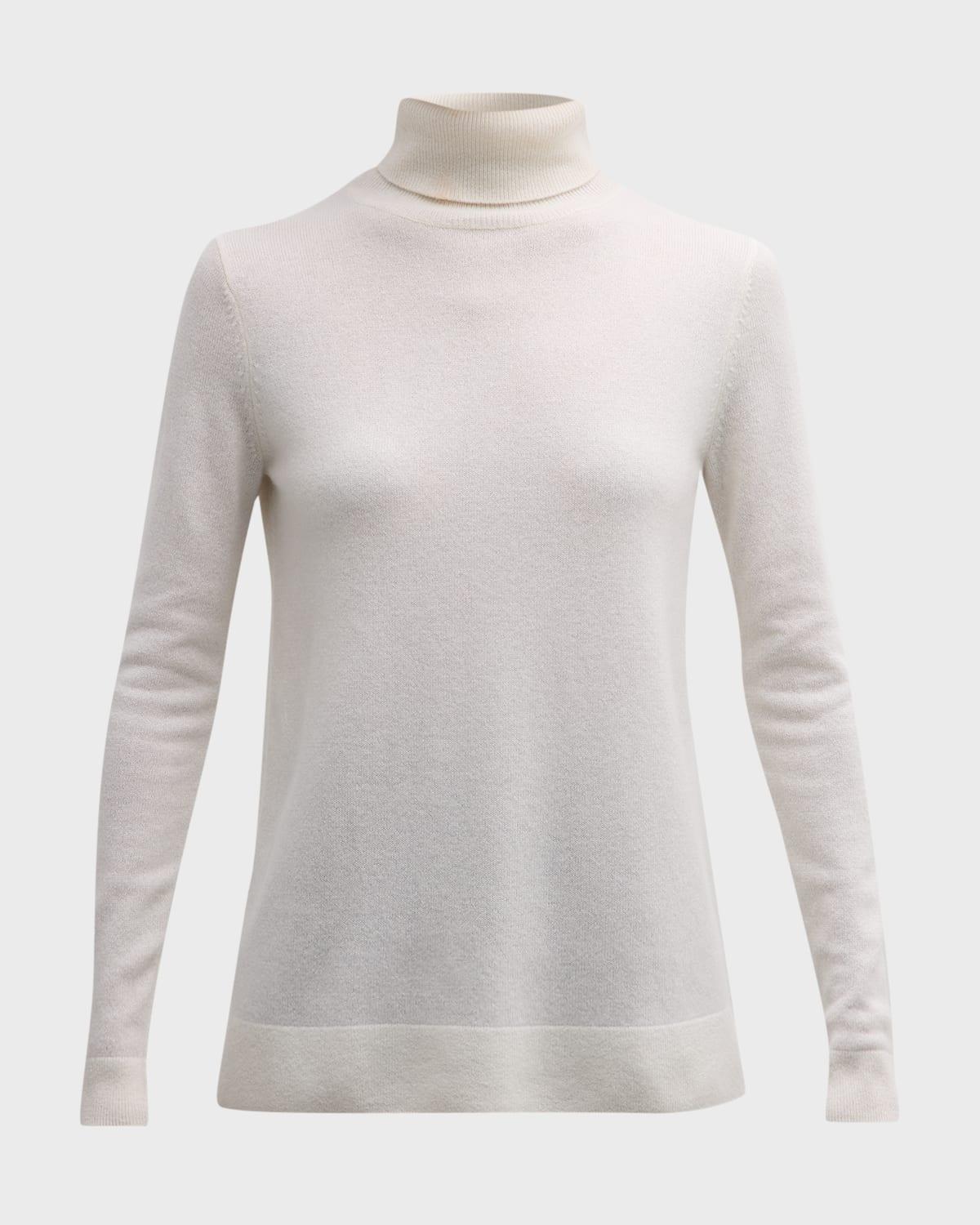 cashmere basic turtleneck top