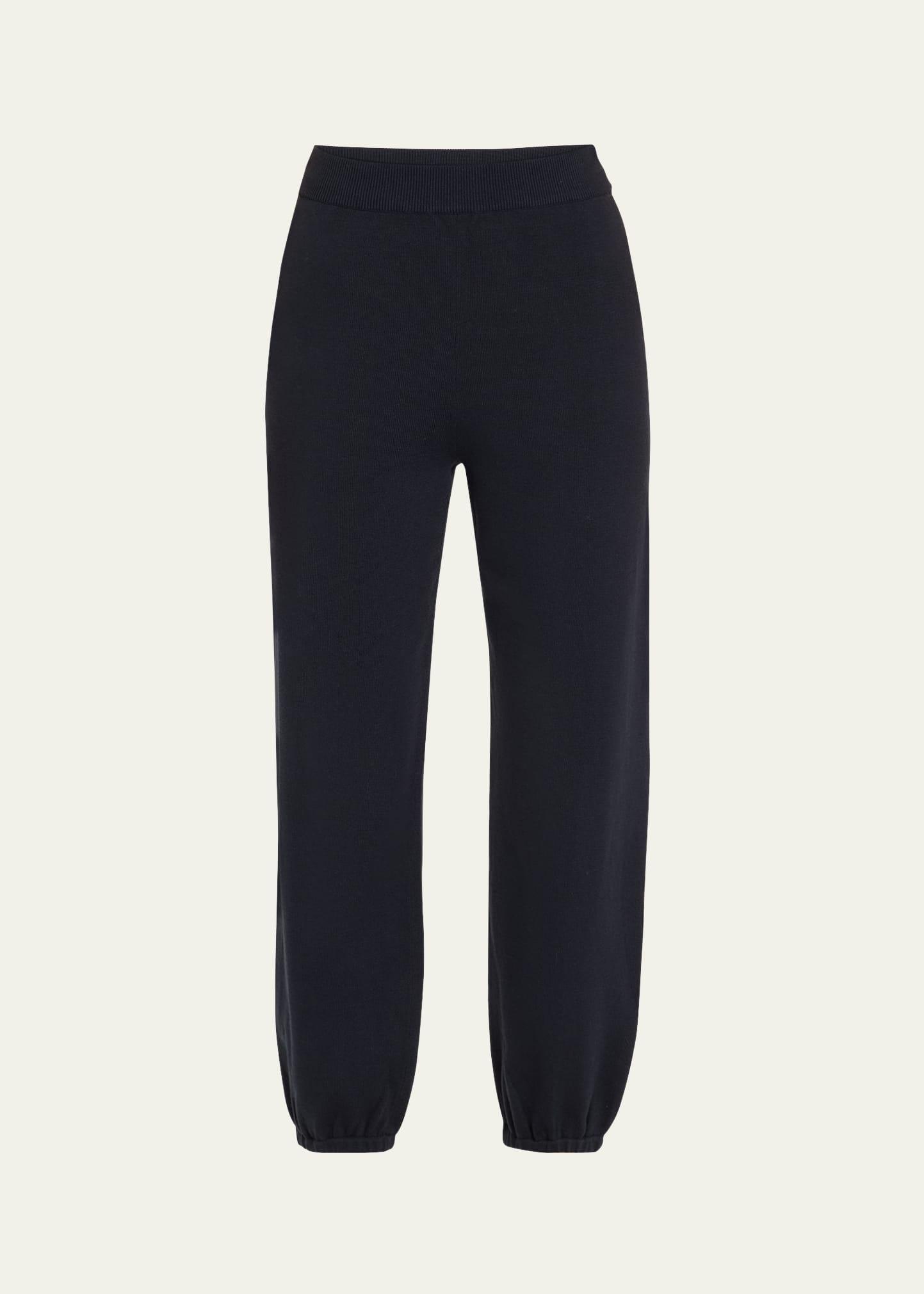 cashmere-blend joggers